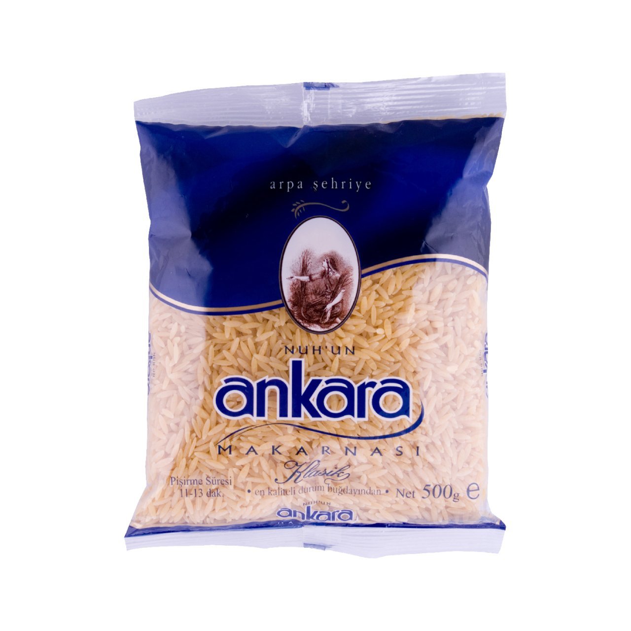 Nuh’un Ankara Arpa Şehriye 500g X 20 Adet (1 Koli) Tukaş Domates Salçası 830g Hediyeli