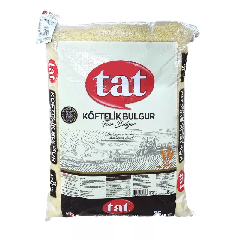 Tat Bakliyat Köftelik Bulgur 25 Kg