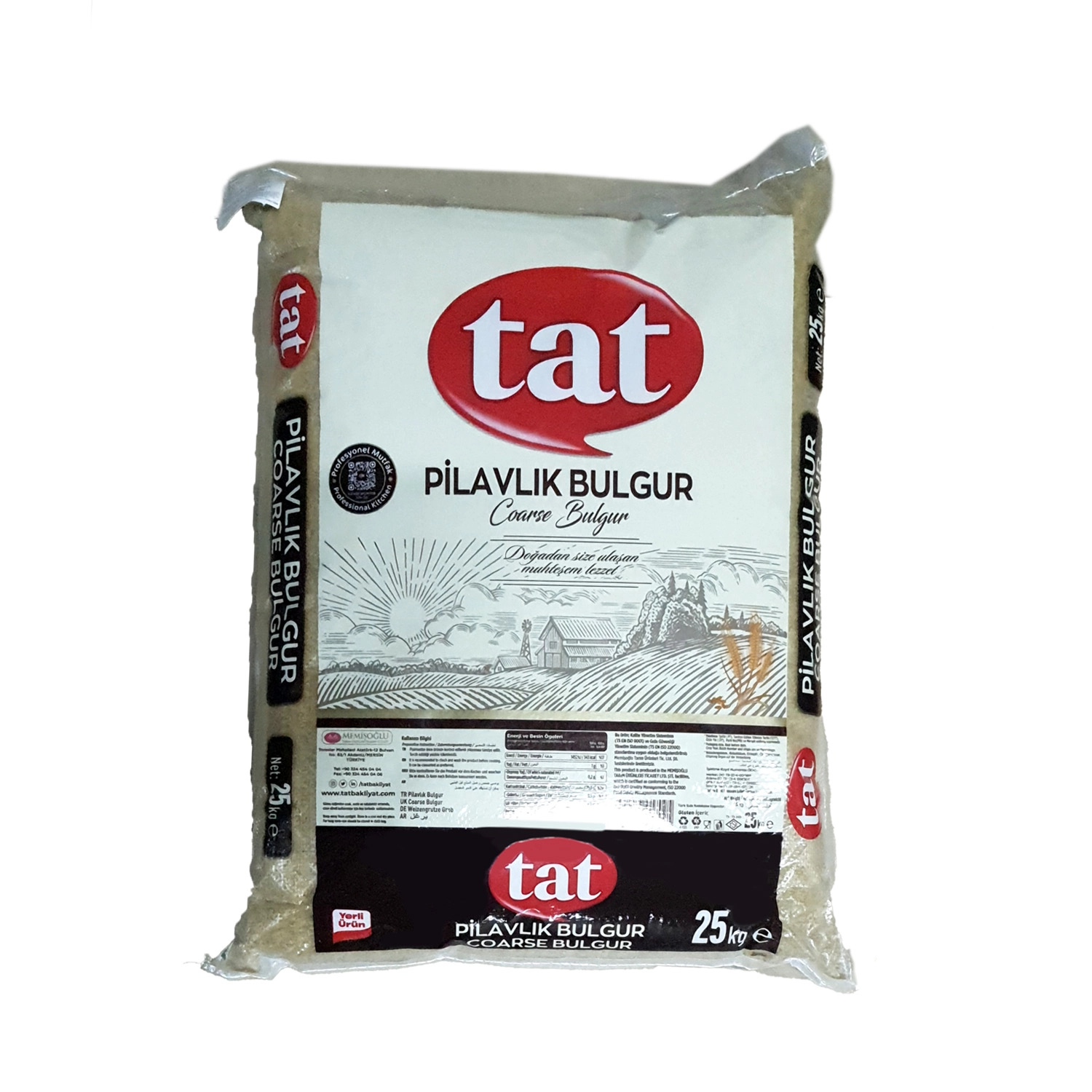 Tat Bakliyat Pilavlık Bulgur 25 Kg