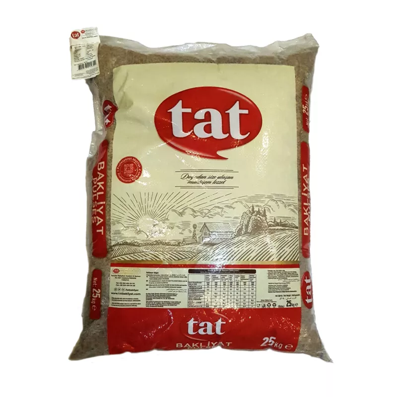 Tat Bakliyat Yeşil Mercimek 25 Kg Sultani
