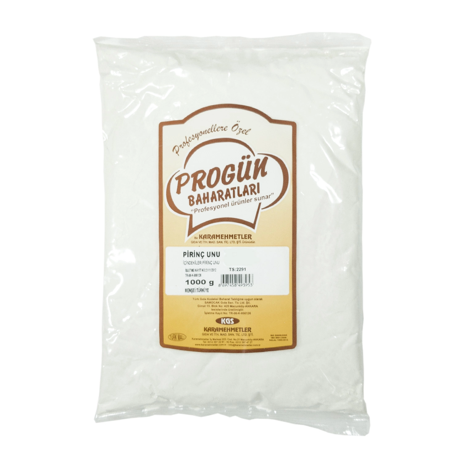 Progün Pirinç Unu 1 Kg.
