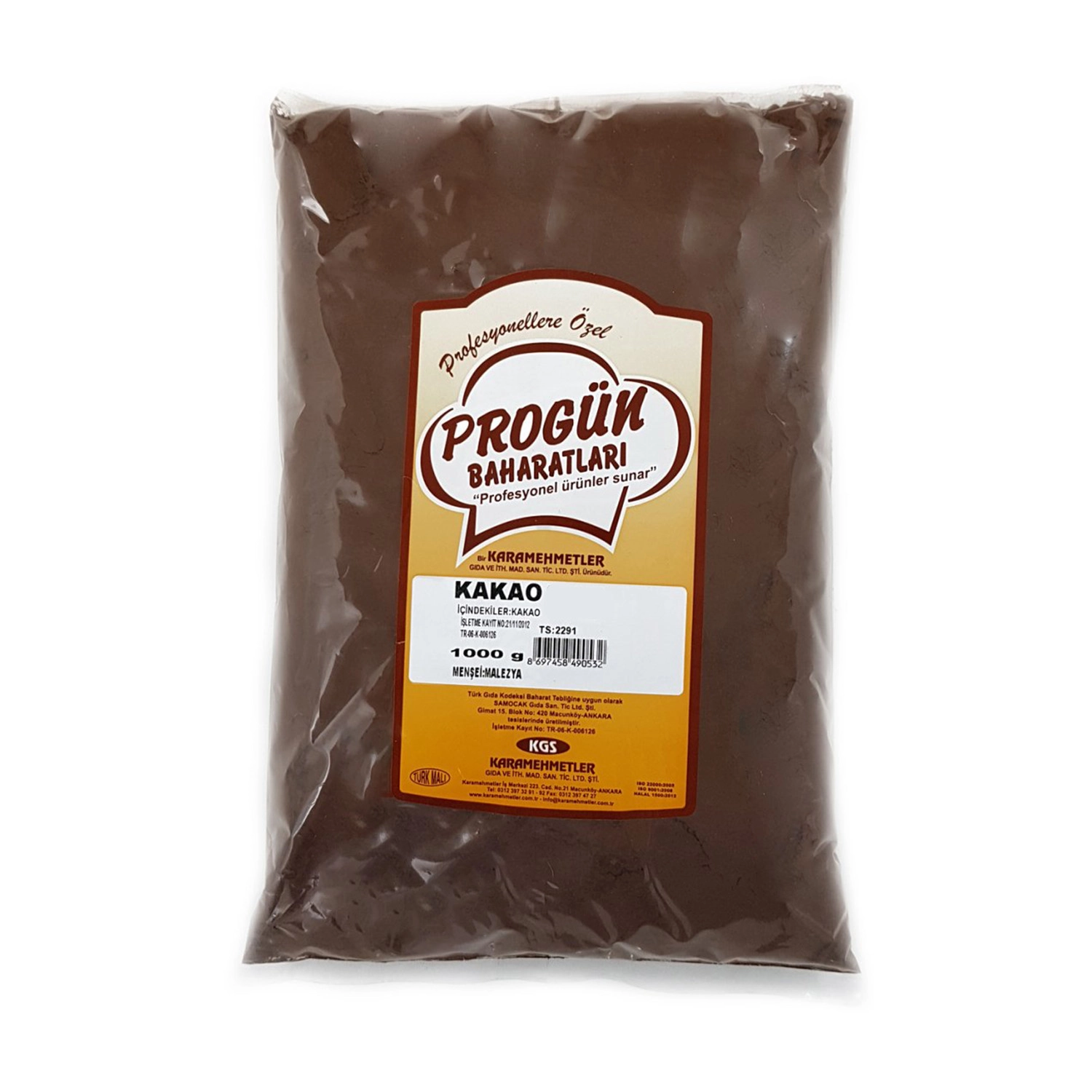 Progün Toz Kakao 1 kg