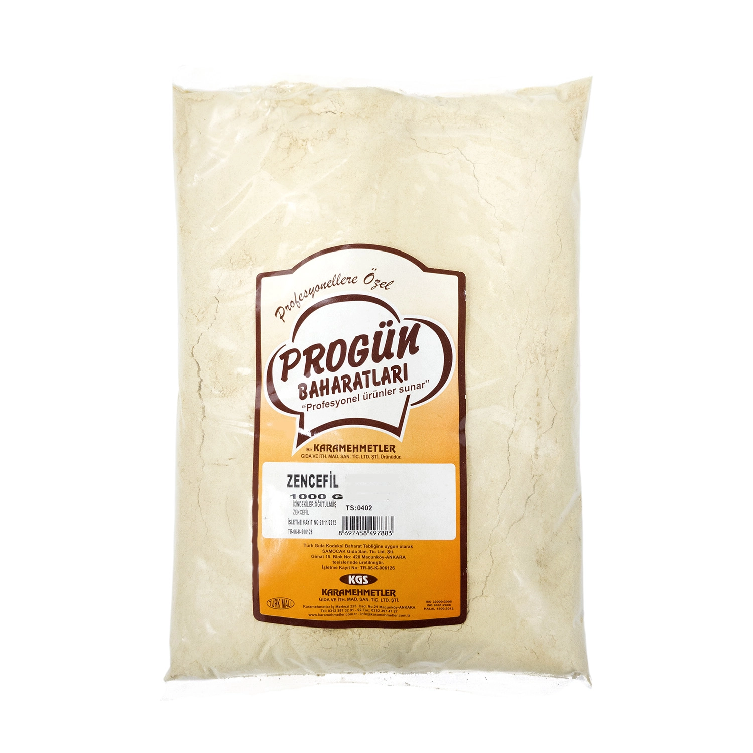 Progün Toz Zencefil 1 kg