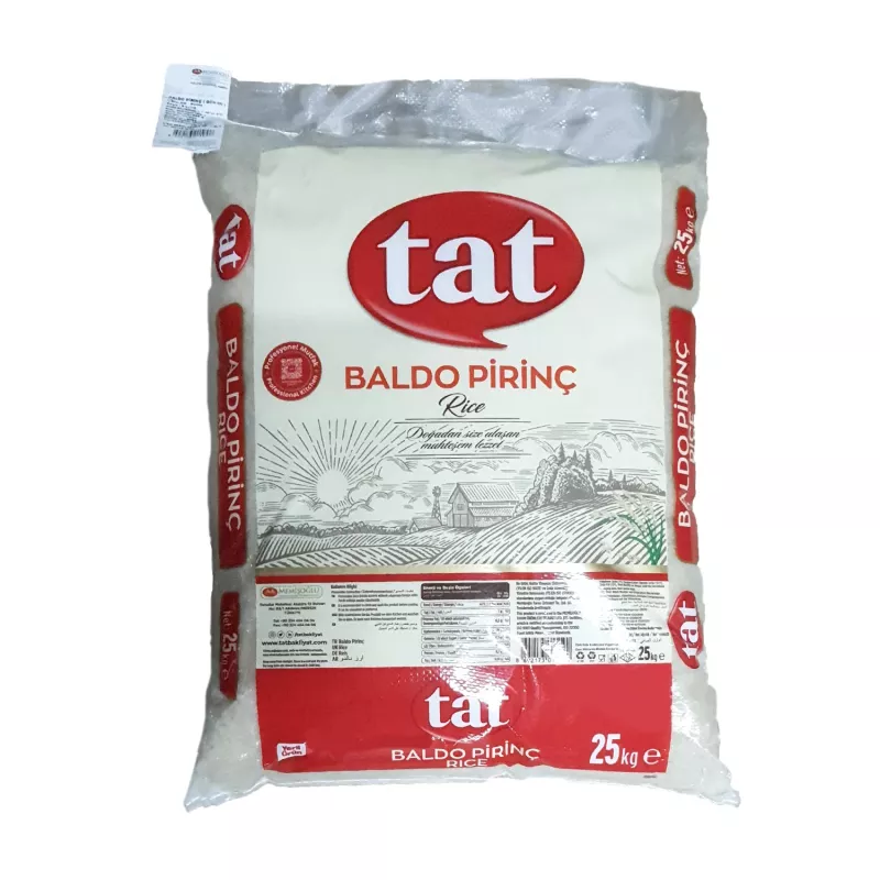 Tat Bakliyat Baldo Pirinç 25 Kg