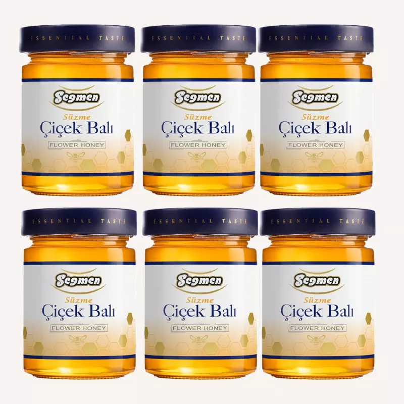 Seğmen Süzme Çiçek Balı 850 g X 6 Adet (Kolisiyle)