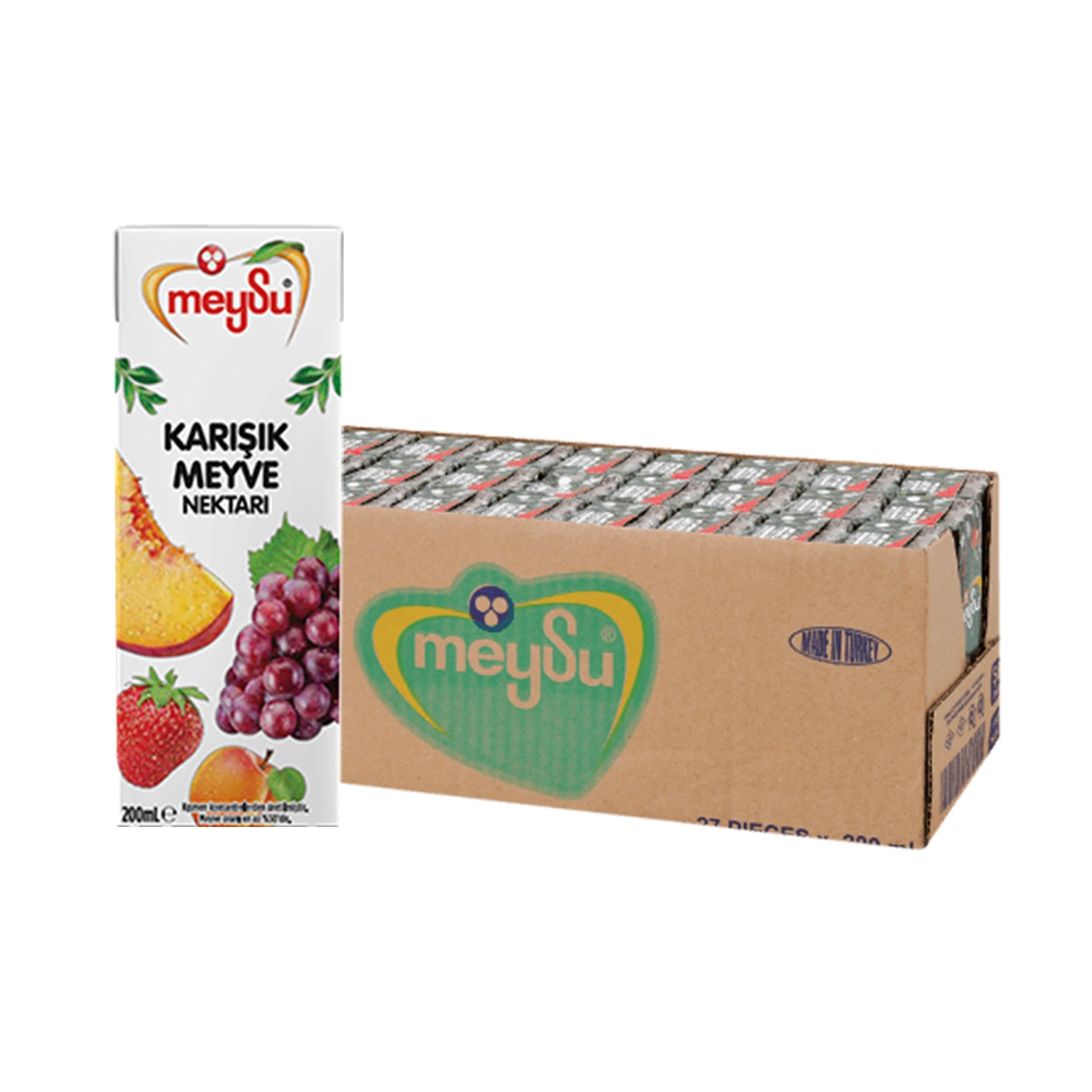 Meysu Karışık Meyve Nektarı 200 ml.*27 Adet