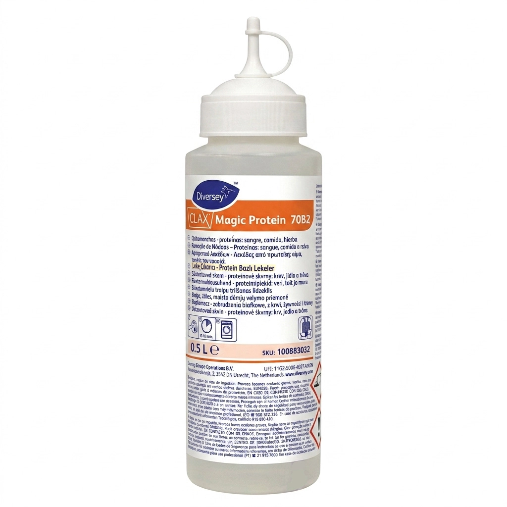 Diversey Clax Magic Protein 70B2 Kan, Yemek, Çimen Leke Çıkarıcı 500 ml