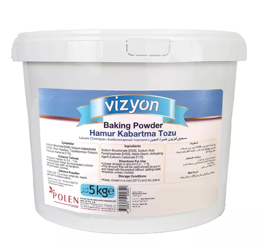 Vizyon Hamur Kabartma Tozu 5 Kg
