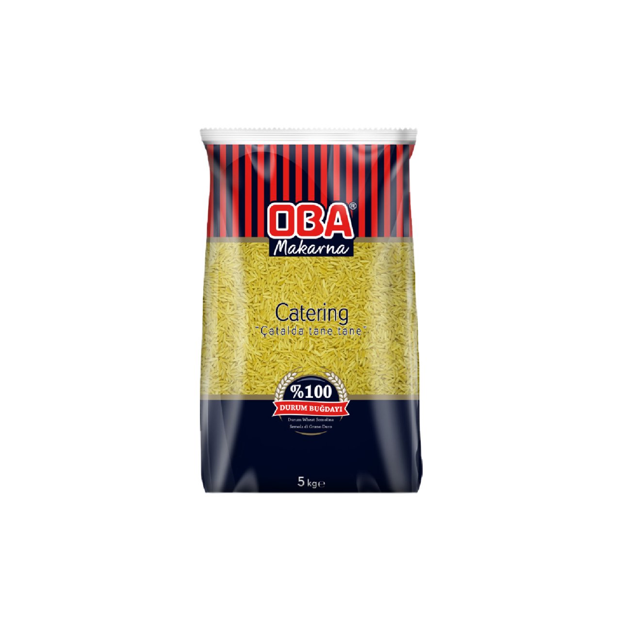 Oba Makarna Arpa Şehriye 5 Kg Catering Serisi (GİMDES Helal Sertifikalı)