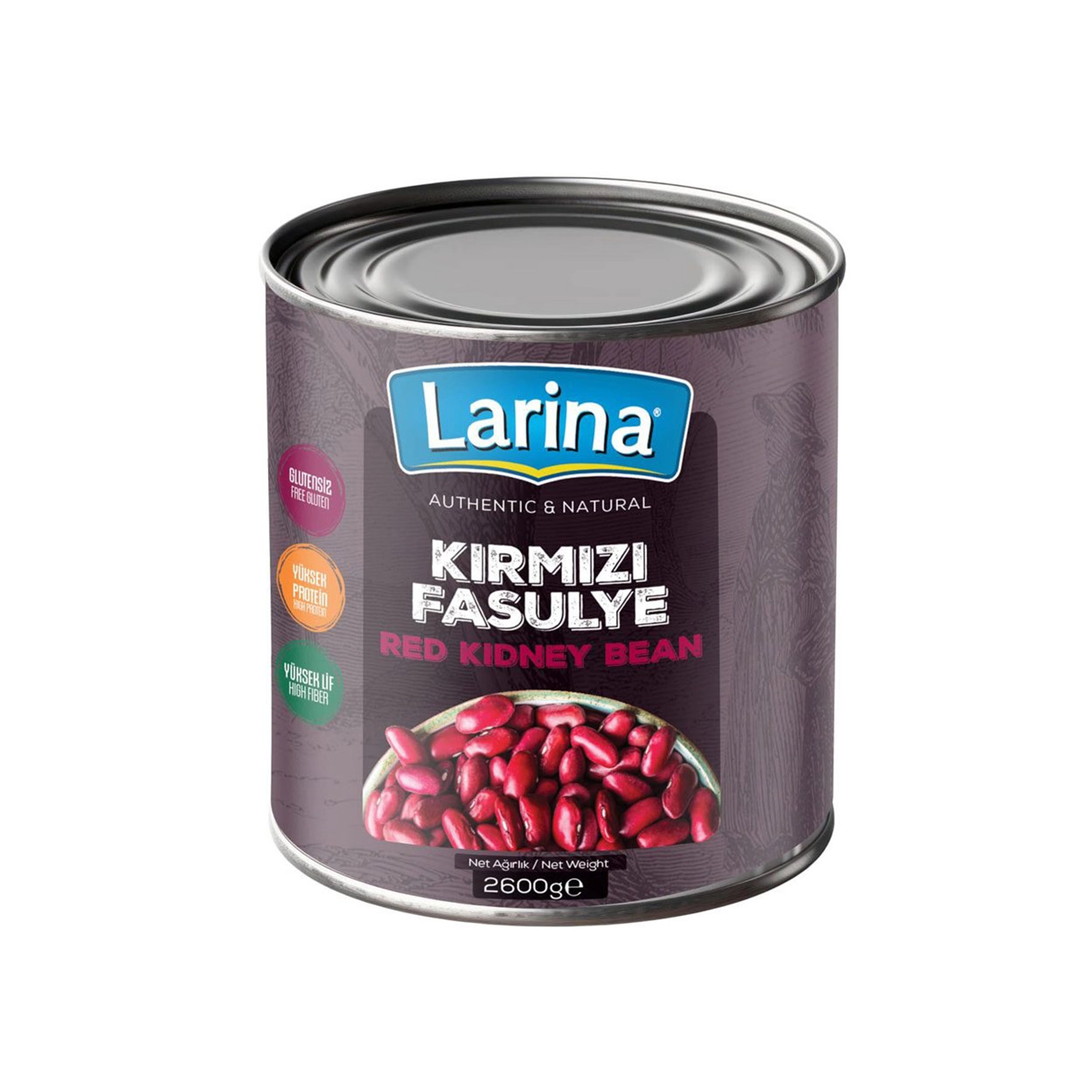 Larina Kırmızı Fasulye 2600g / 1500g