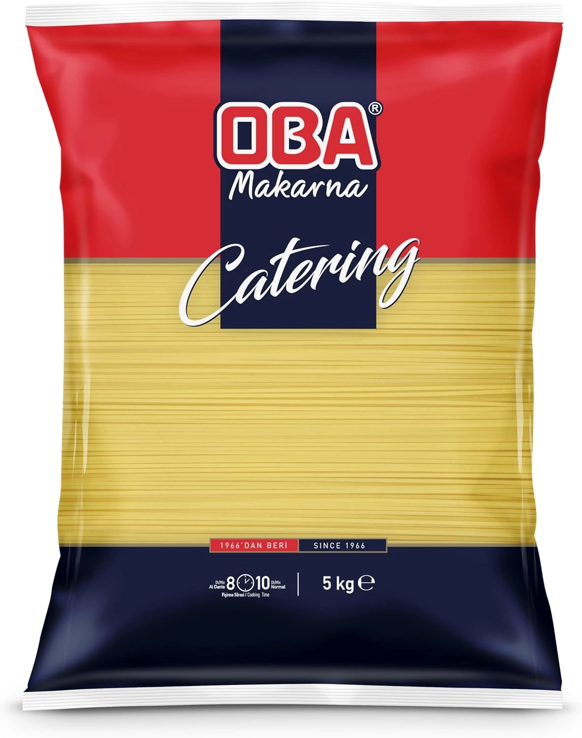 Oba Makarna Çubuk 5 Kg.  - Catering Serisi Spagetti