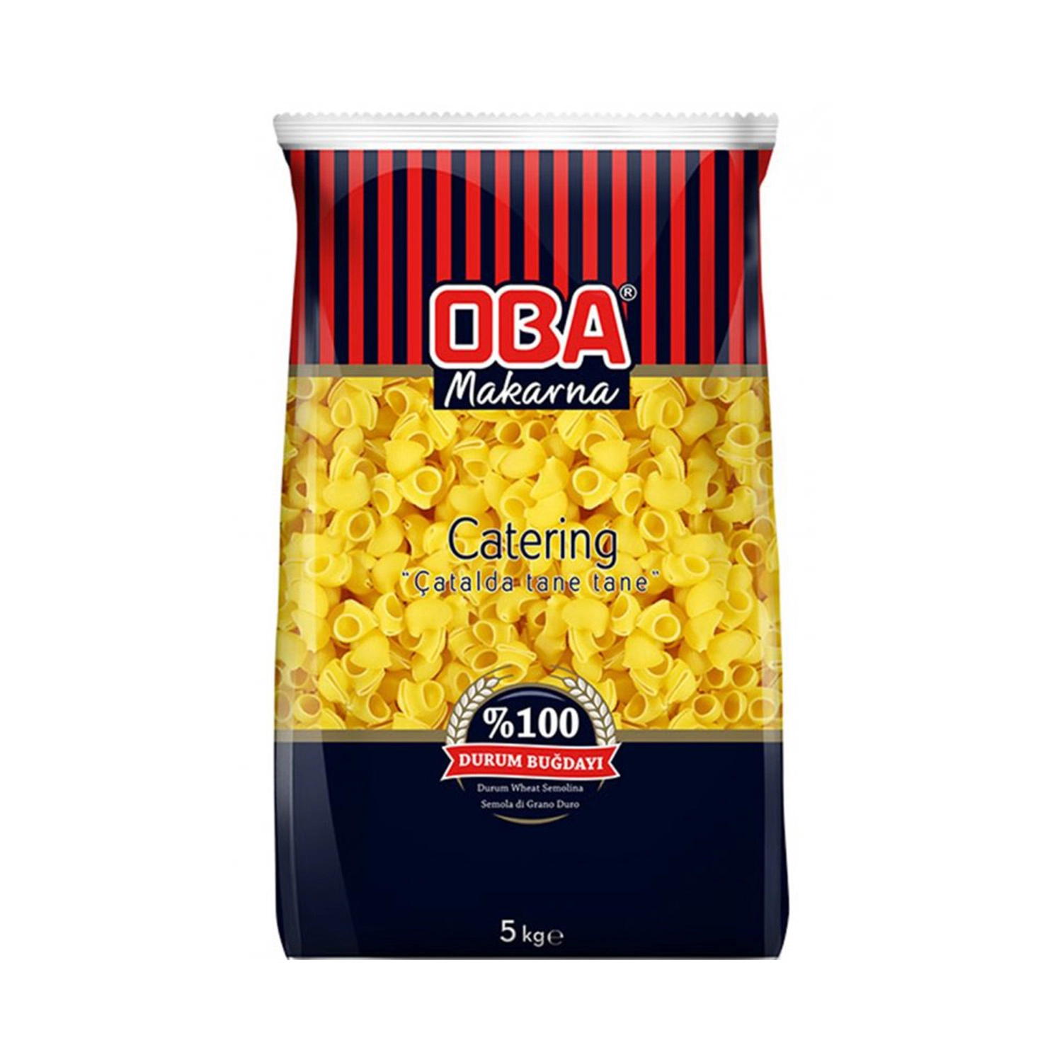 Oba Mantı Makarna 5 Kg Catering Serisi (GİMDES Helal Sertifikalı)