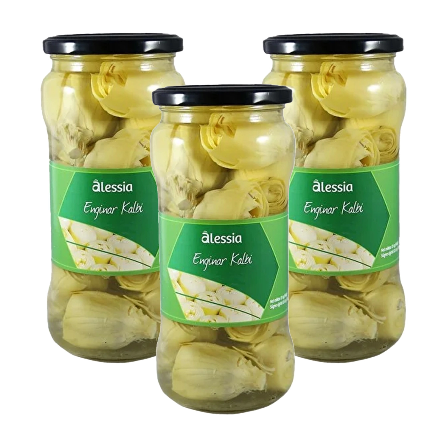 Alessia Enginar Kalbi Konservesi 660g x 3 Adet