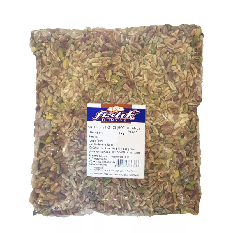 Fıstık Dünyası Antep Fıstığı İçi (Boz İç Tane) 2 Kg