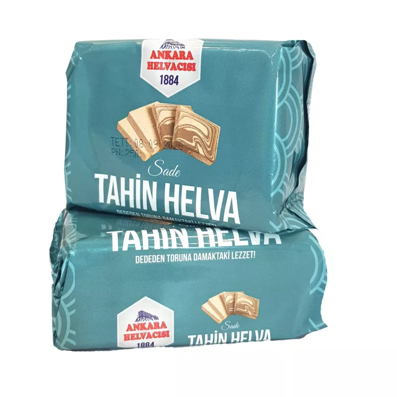 Ankara Helvacısı Sade Tahin Helva 500 g x 10 Adet (Kolisiyle)