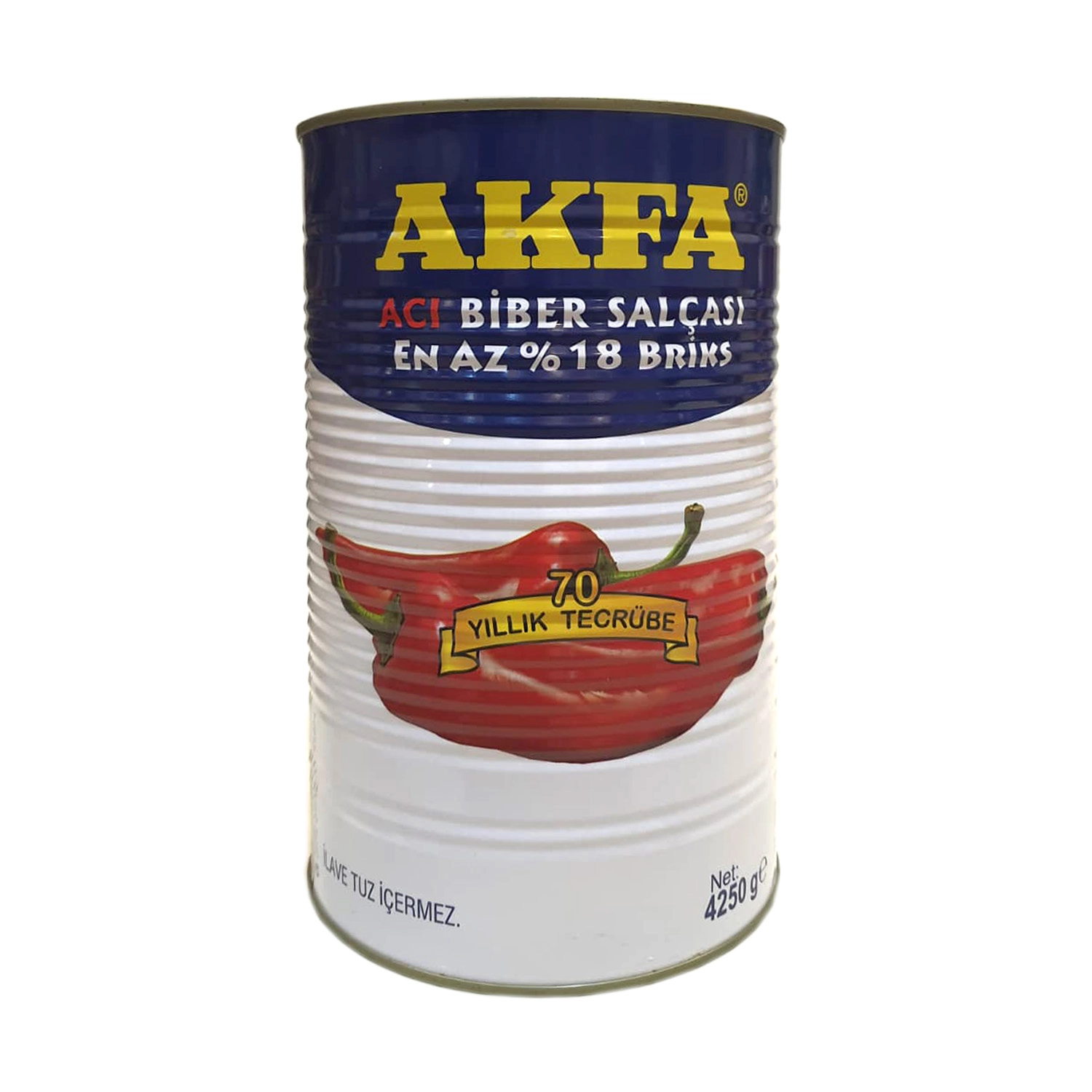 Akfa Acı Biber Salçası 4250g