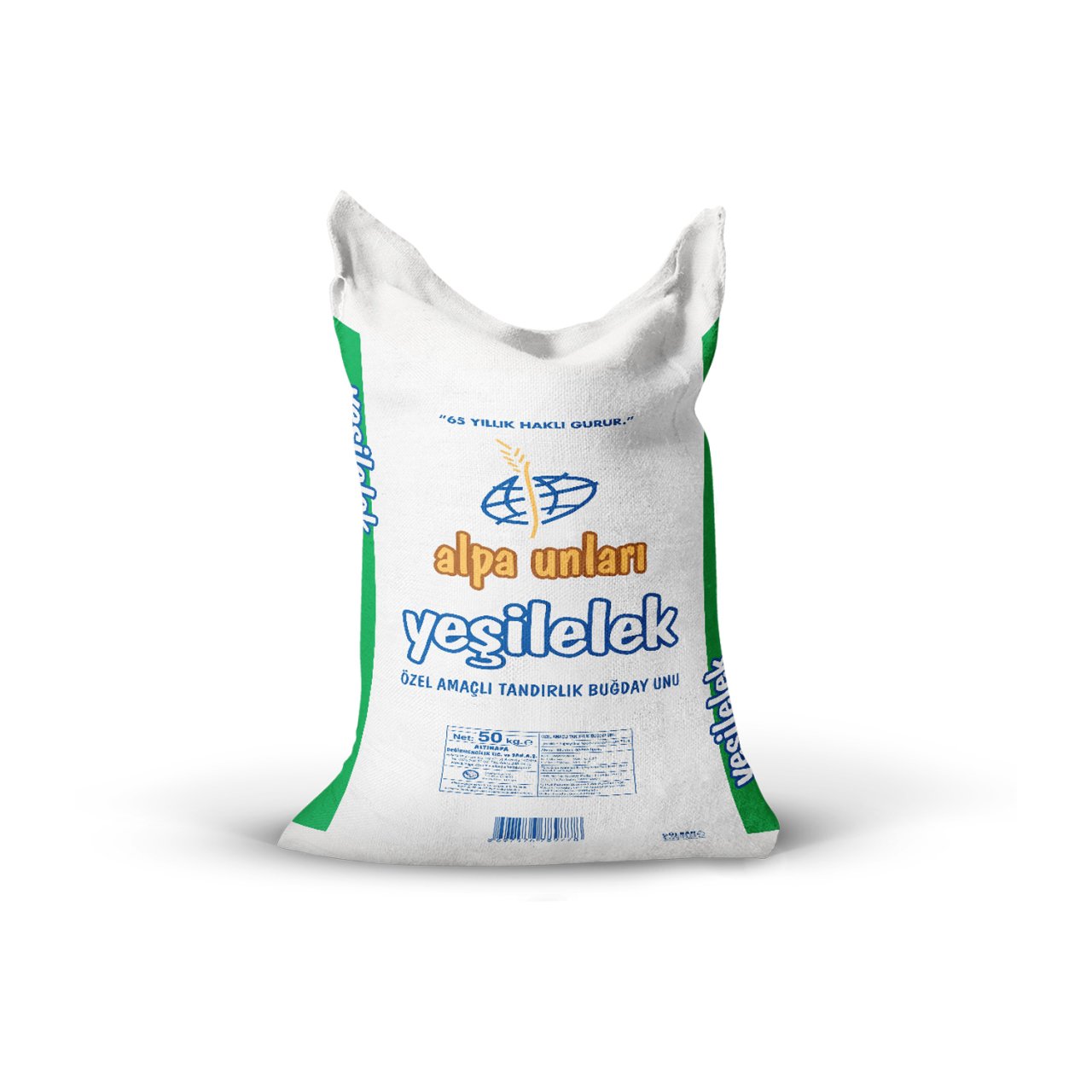 Alpa Tandırlık Yeşil Elek Un 50 Kg.