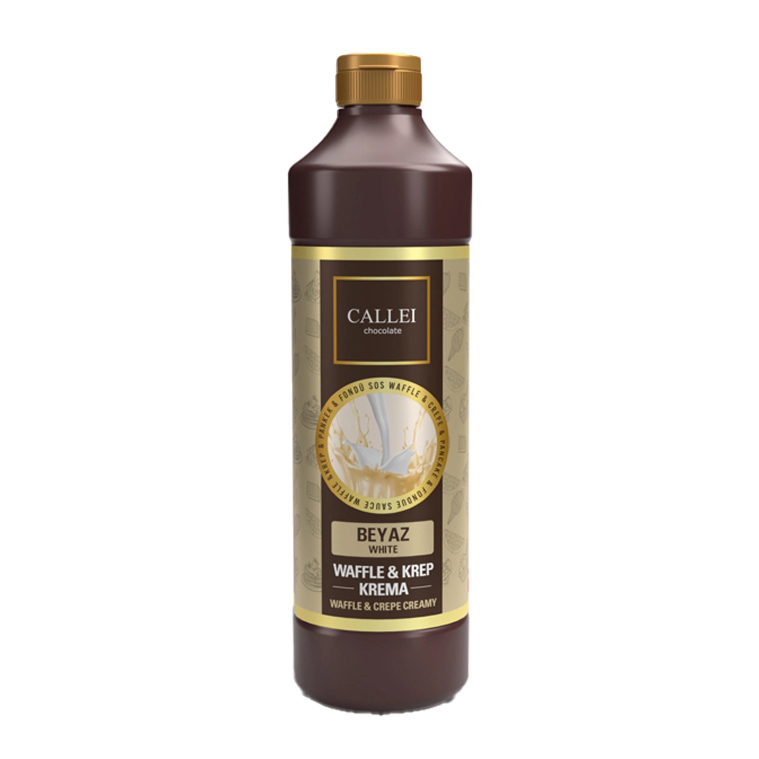 Callei Chocolate Beyaz Waffle & Krep Krema 1 kg