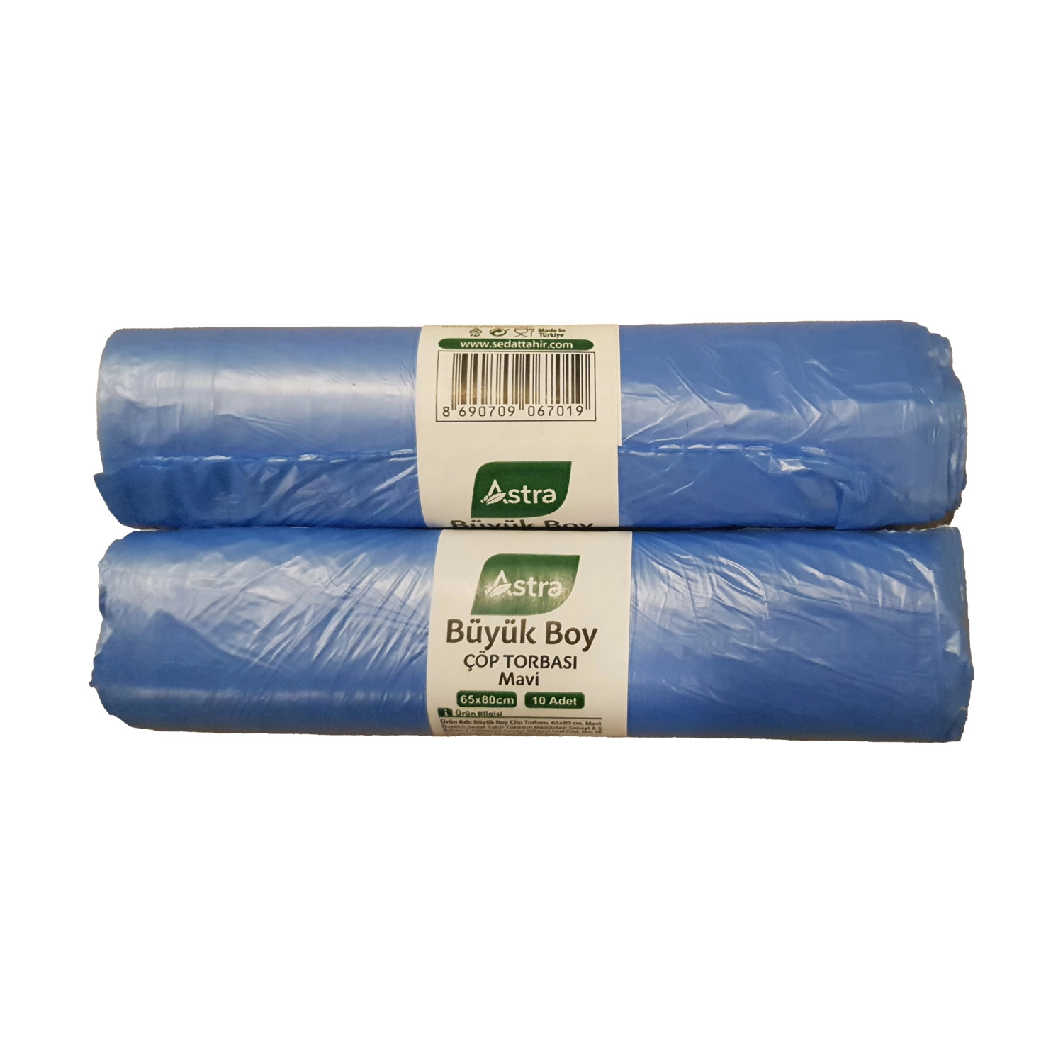 Çöp Poşeti 75 Gr Büyük Boy Mavi 65*80 50 Li (Kolisiyle)