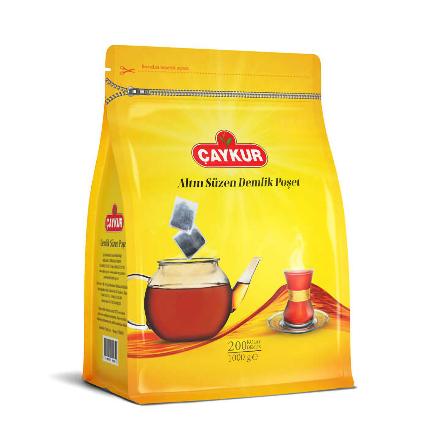 Çaykur EDT Altın Süzen Demlik Poşet 1000 Gr.  (200 Adet X 5g)
