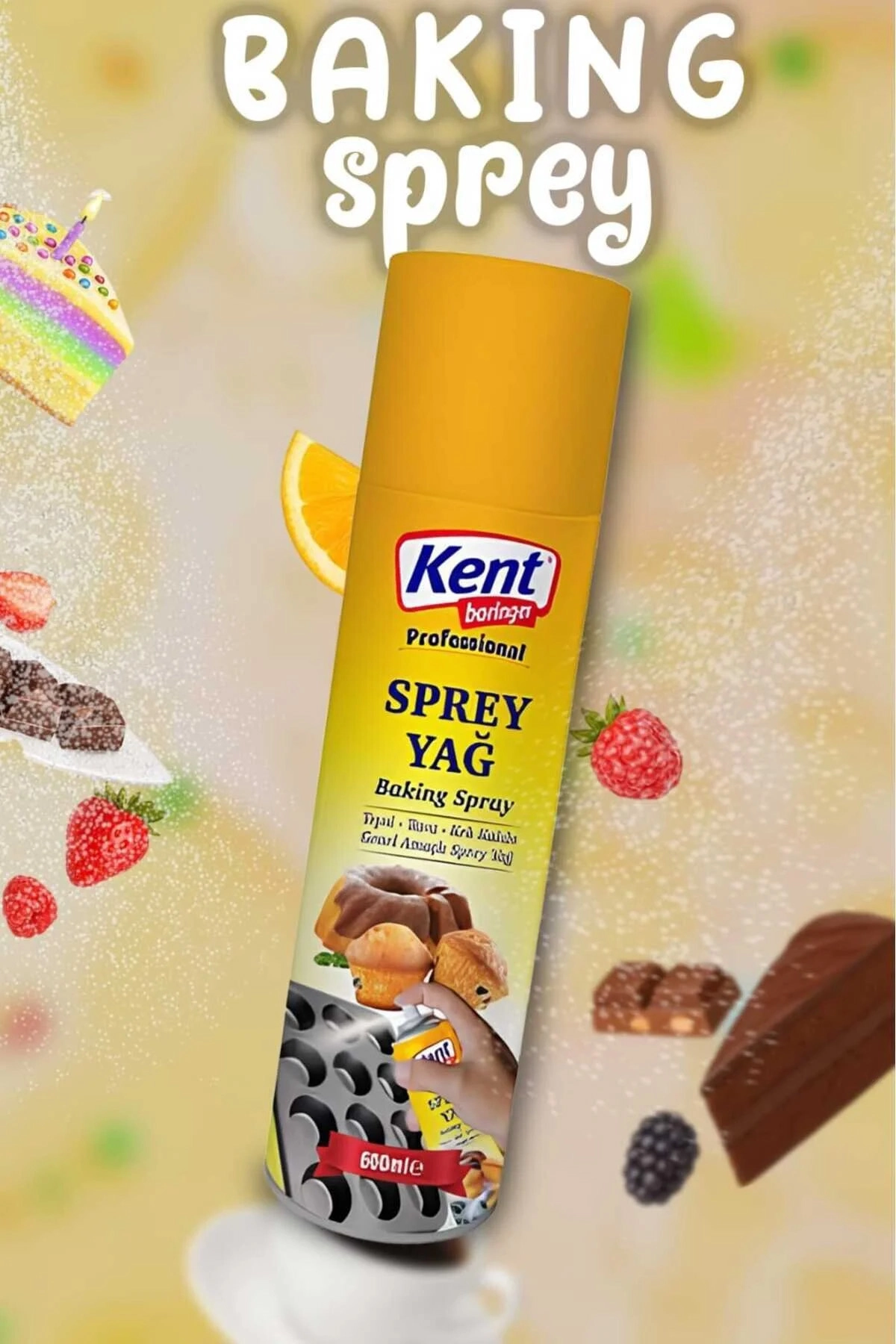 Kent Boringer Sprey Yağ 600 ml X 12 Adet (Kolisiyle)