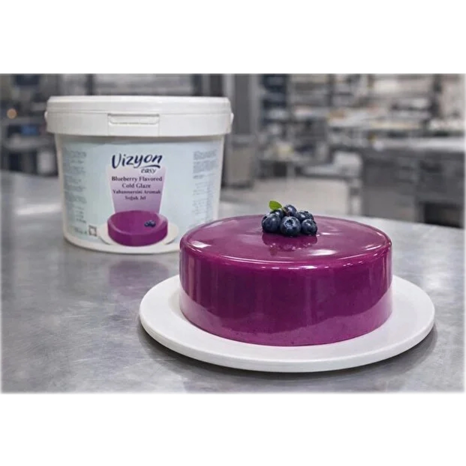 Vizyon Easy Yabanmersini Aromalı Pasta jeli 7 Kg