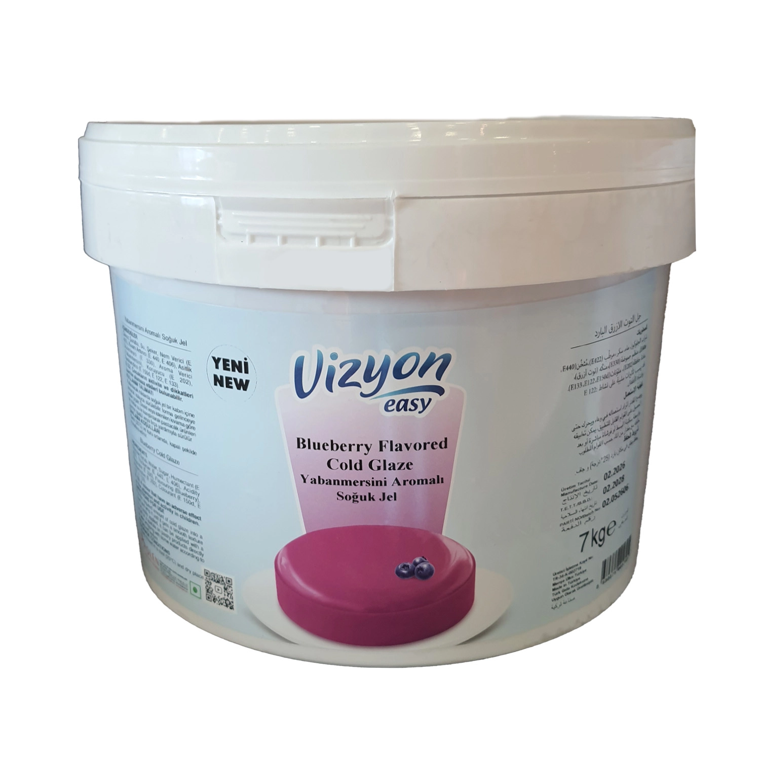 Vizyon Easy Yabanmersini Aromalı Pasta jeli 7 Kg