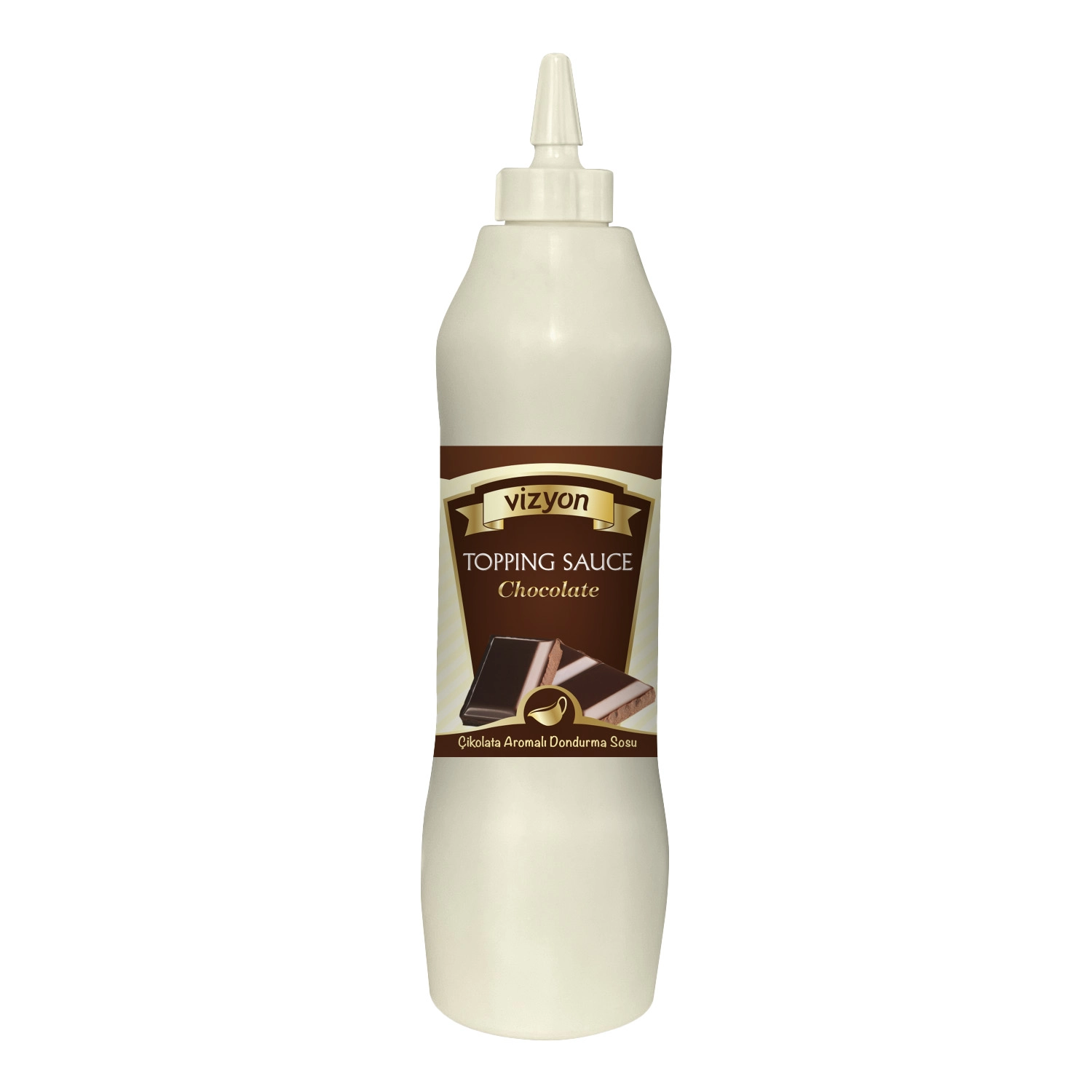 Vizyon Çikolata Aromalı Dondurma Sosu 1 Kg (Topping Sos)