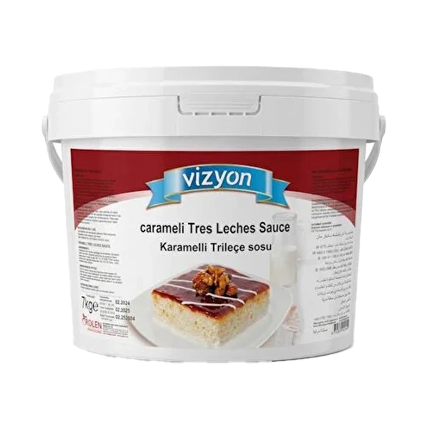 Vizyon Karamelli Trileçe Sosu 7 Kg