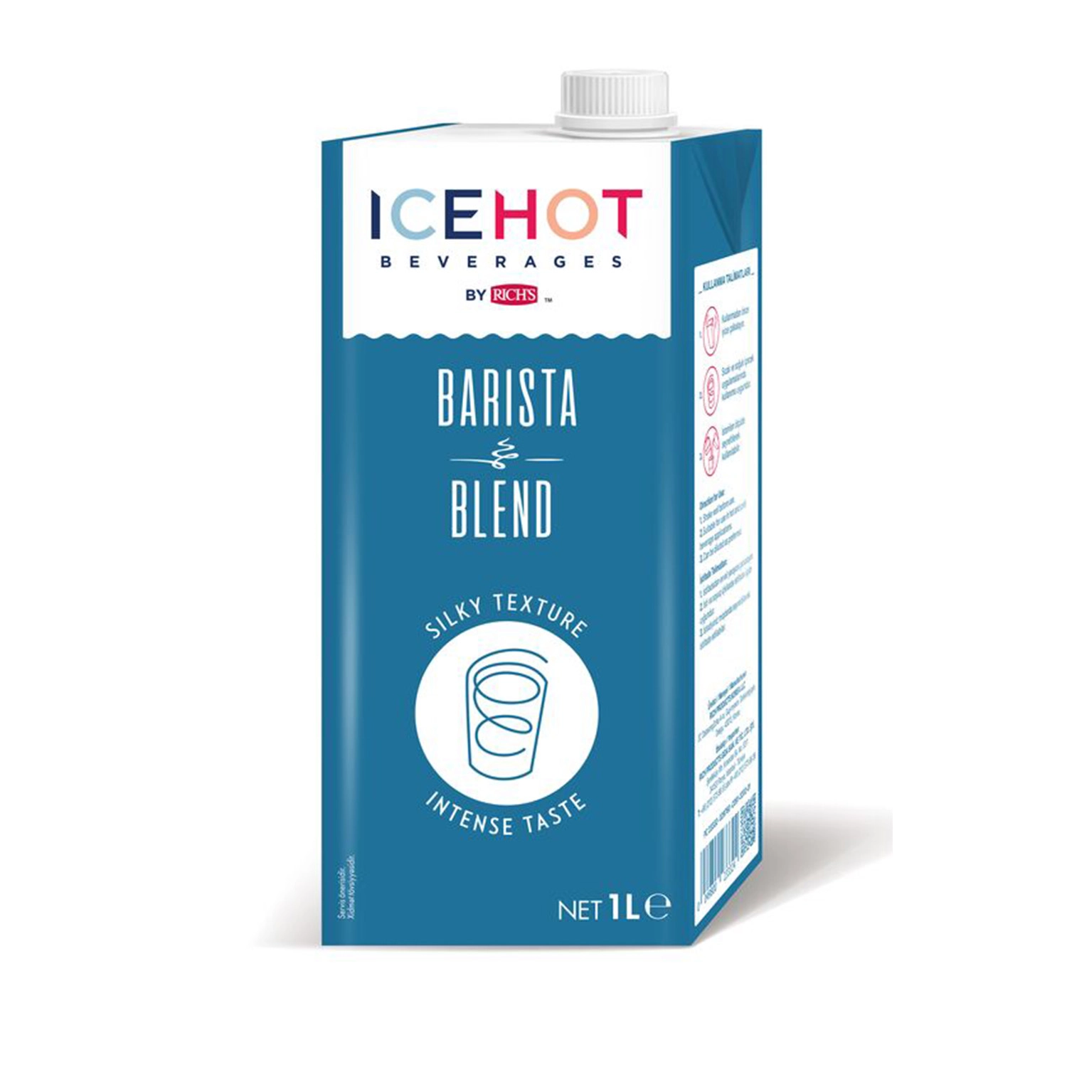 İcehot Barista Blend Bitkisel Yağlı İçecek Bazı 1 L