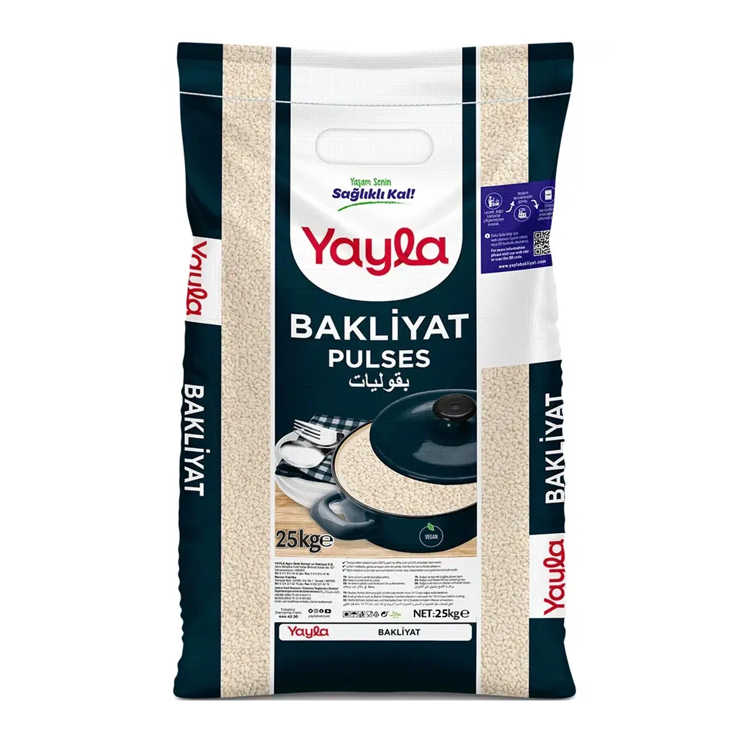 Yayla Çiğ Köftelik Esmer Bulgur 25 Kg