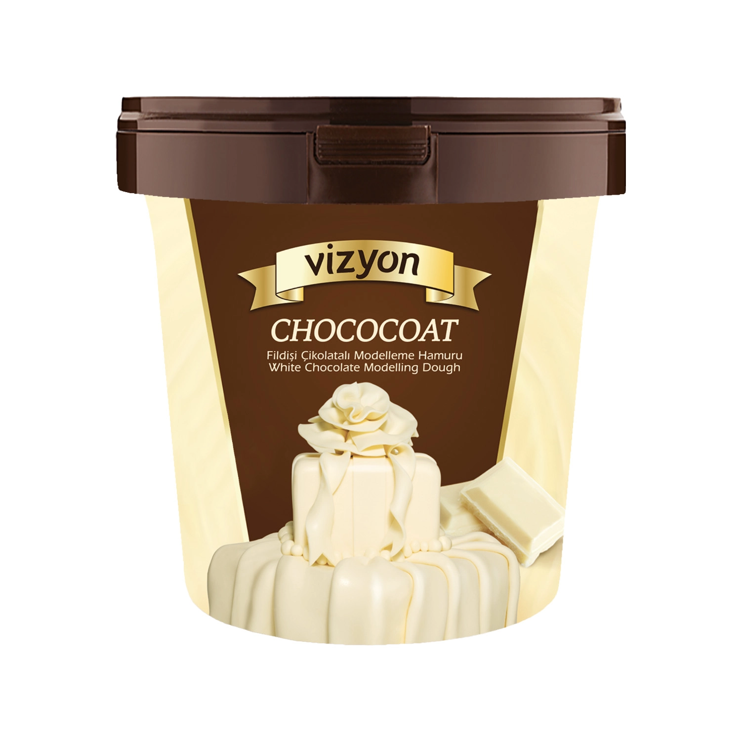 Vizyon Chococoat Beyaz Çikolatalı Modelleme Hamuru 1 Kg (Dekor & Kaplama)