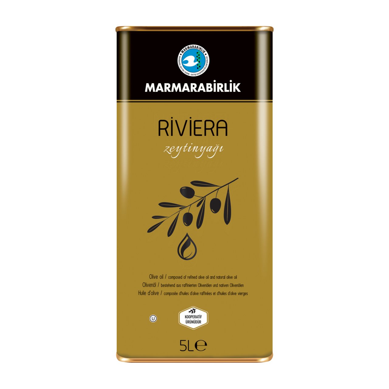 Marmarabirlik Riviera Zeytinyağı 5 Lt