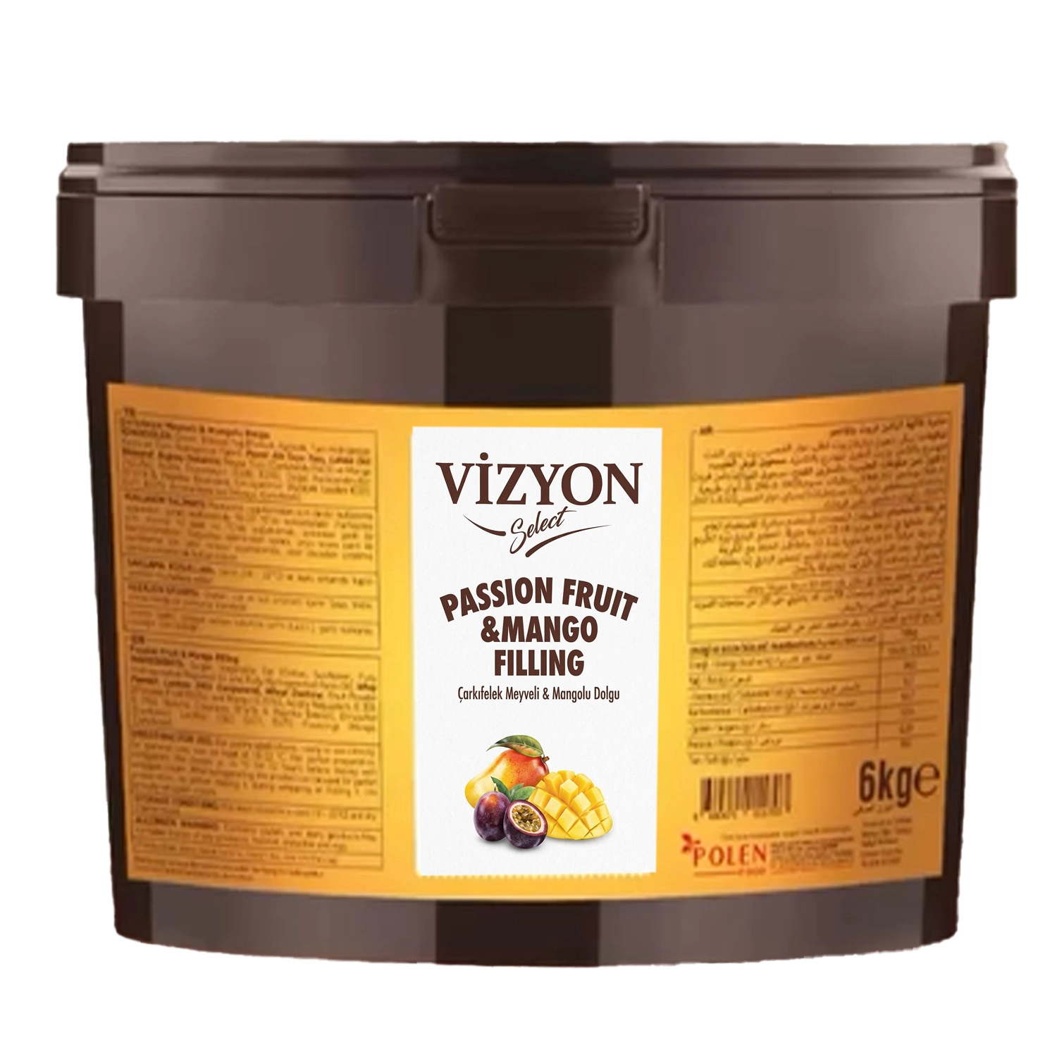 Vizyon Select Çarkıfelek Meyveli &  Mangolu Pasta Dolgusu 6 Kg