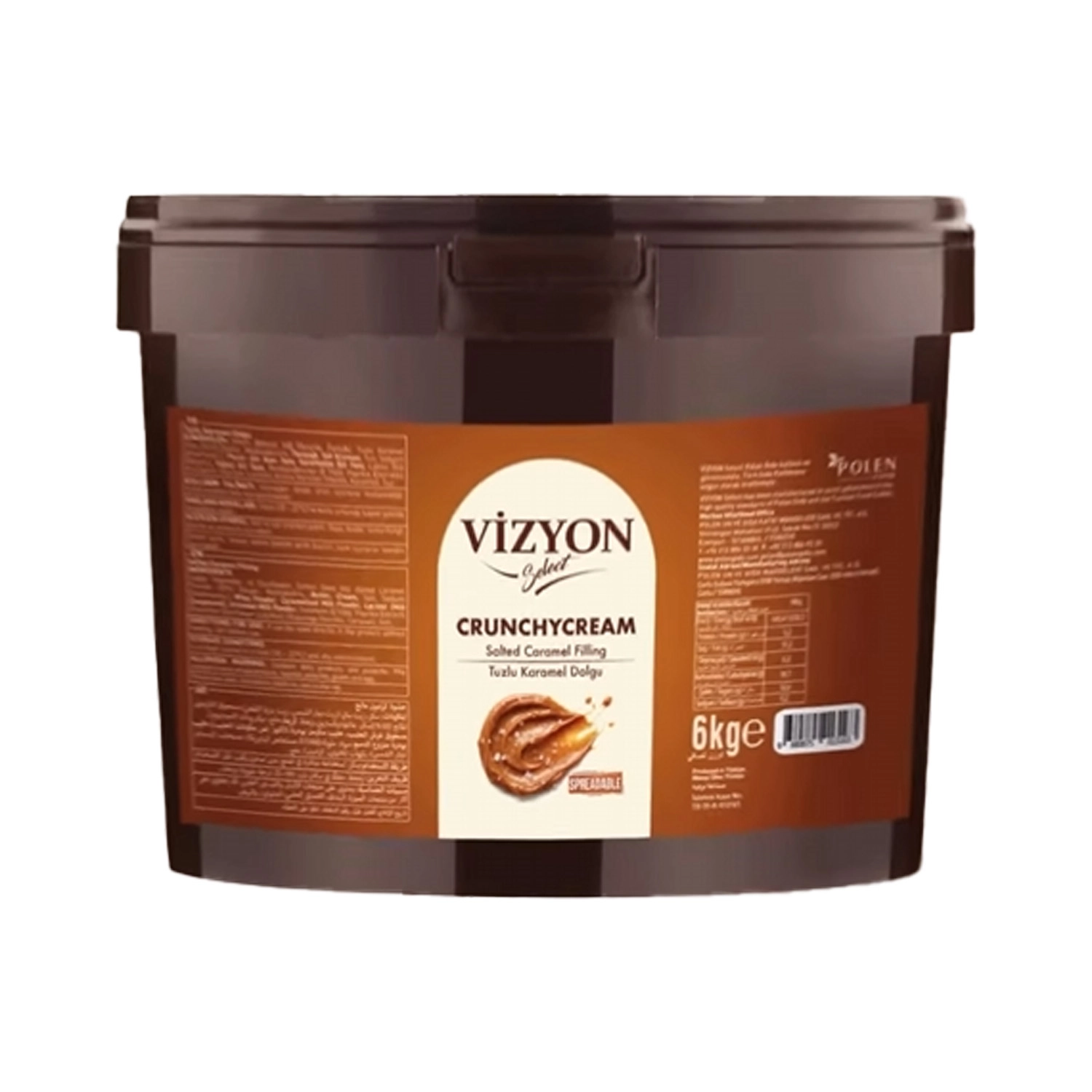 Vizyon Select Crunchycream Tuzlu Karamel Dolgu 6 Kg