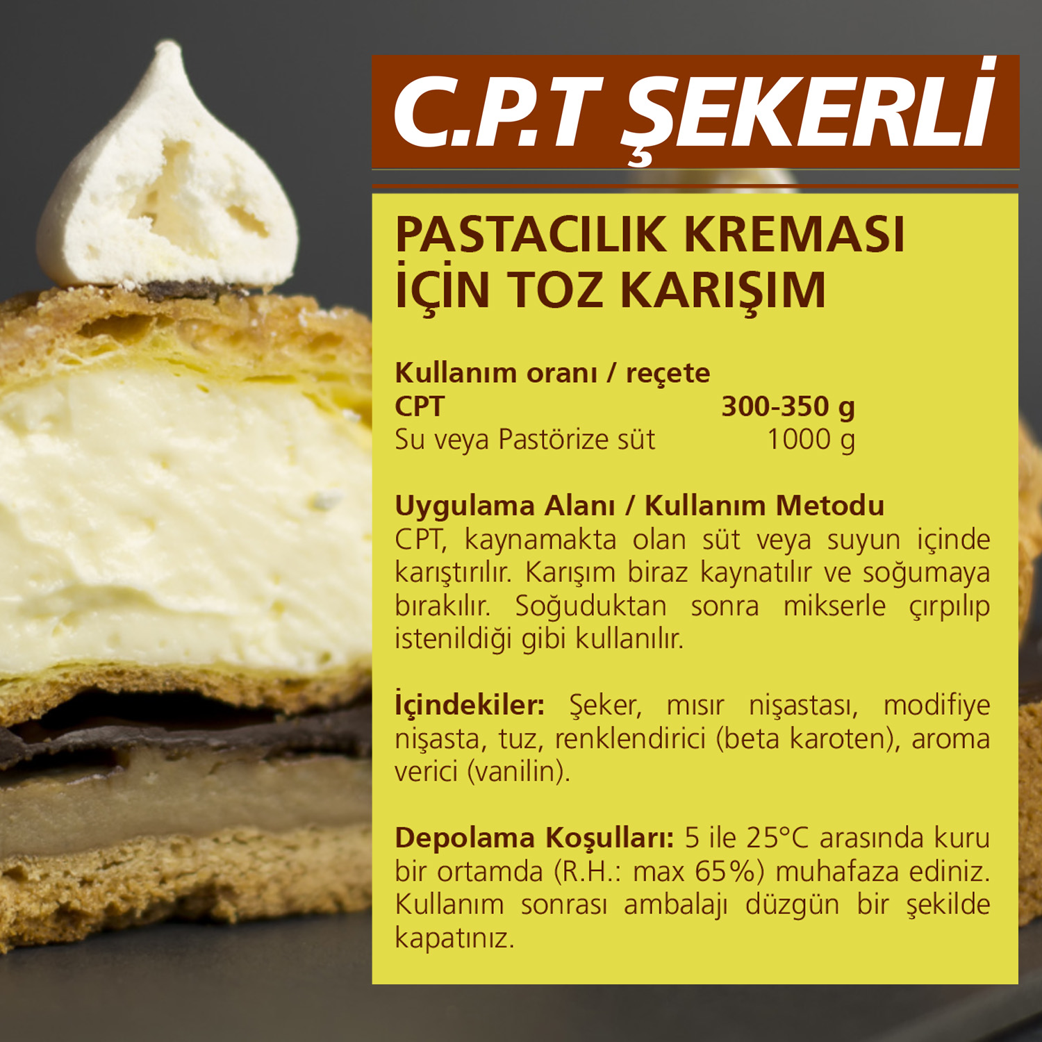 Puratos%20C.P.T%20Şekerli%20Toz%20Pastacı%20Kreması%2010%20Kg.