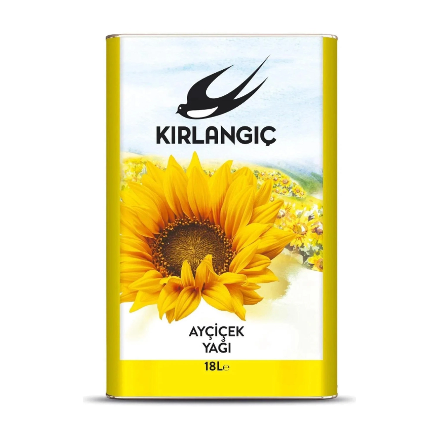 Kırlangıç Rafine Ayçiçek Yağı Teneke 18L