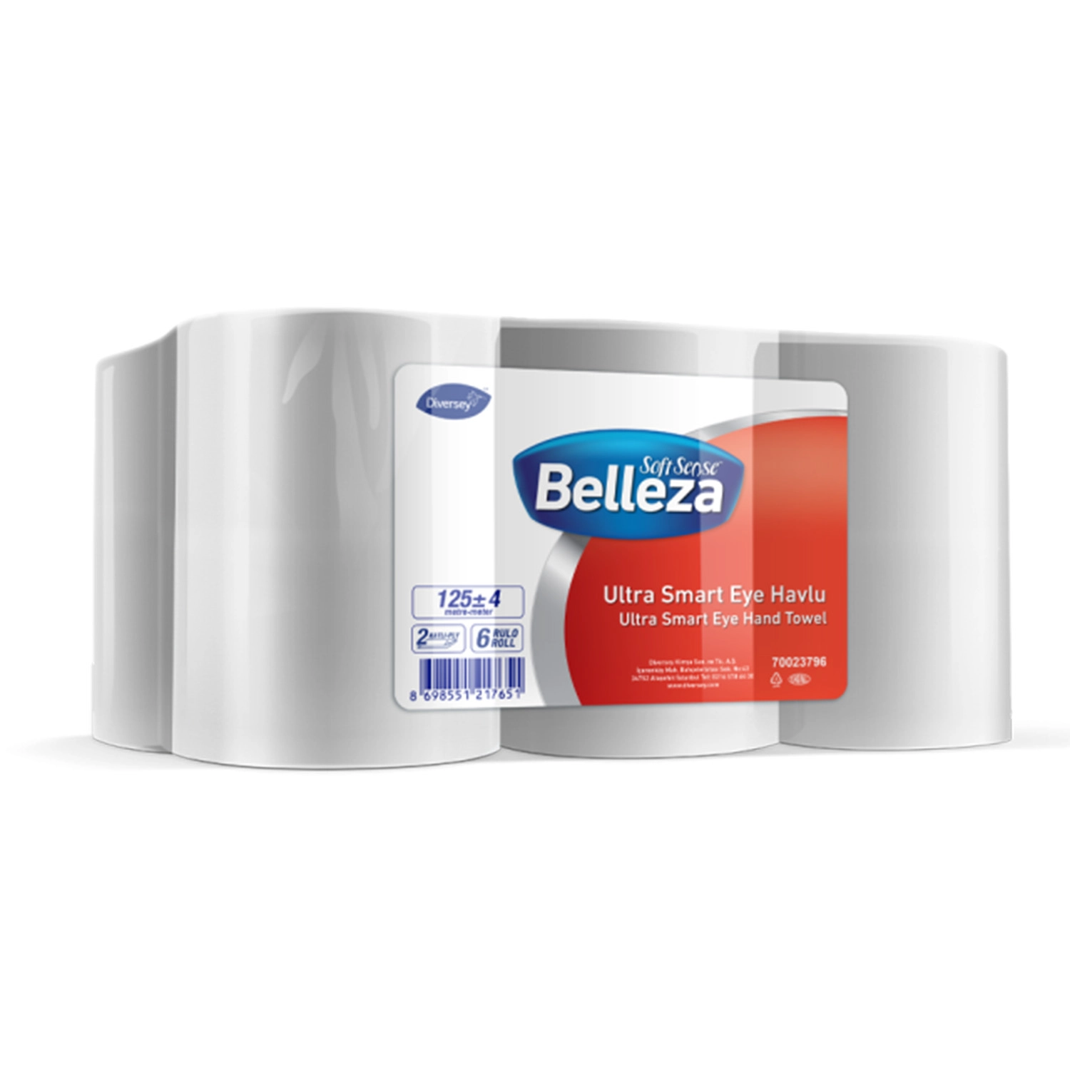 Diversey Belleza Ultra Smart Eye Havlu 125m X 6 Adet
