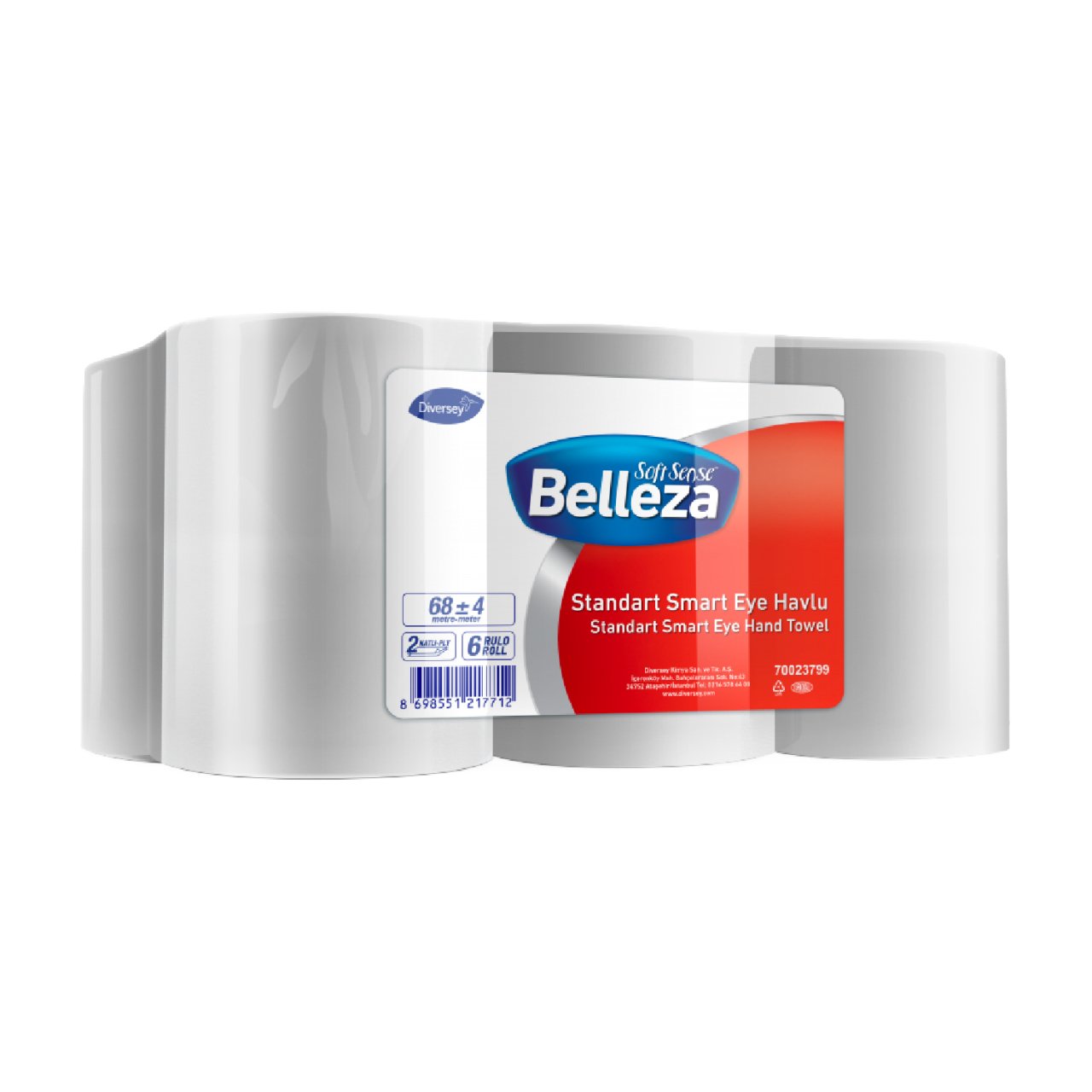 Diversey Belleza Standart Smart Eye Havlu 21cm X 68m 6 Rulo