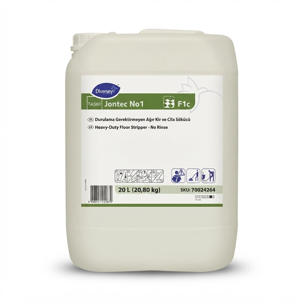 Diversey Taski Jontec No1 F1c Durulama Gerektirmeyen Ağır Kir ve Cila Sökücü 20 L