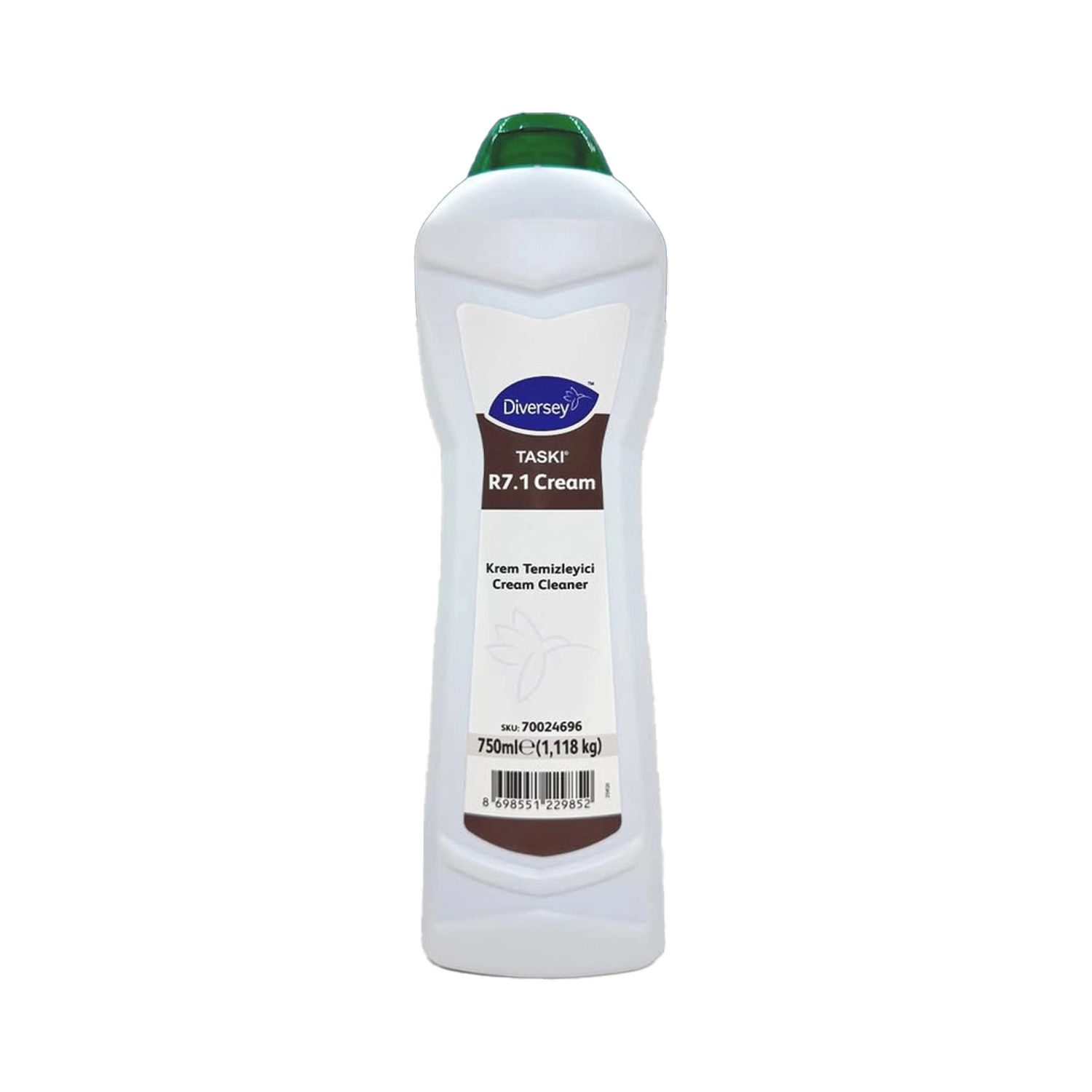 Diversey TASKI R7.1 Amonyaklı Krem Temizleyici 750 ml Banyo & Mutfak İçin Yüzey Temizleyici