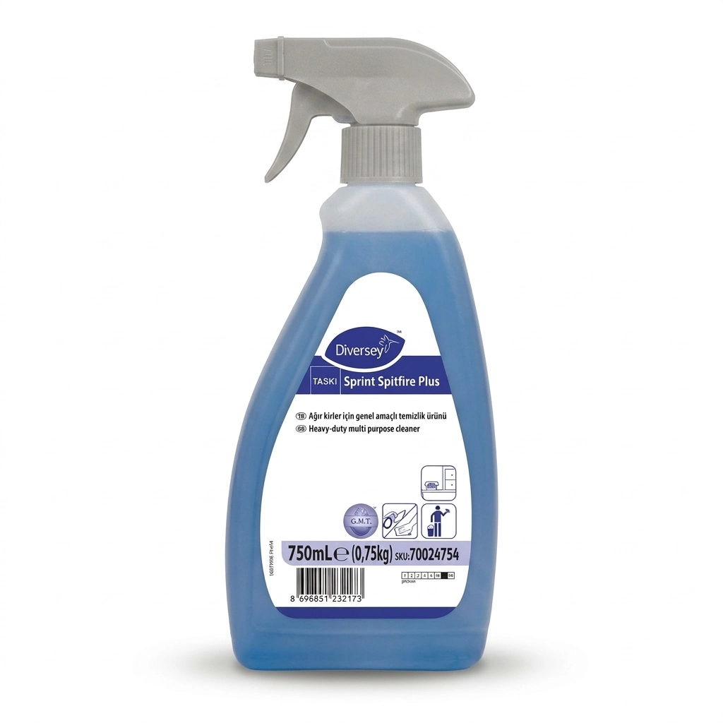 Diversey Taski Sprint Spitfire Plus Ağır Kirler İçin Genel Temizlik Ürünü 750 Ml