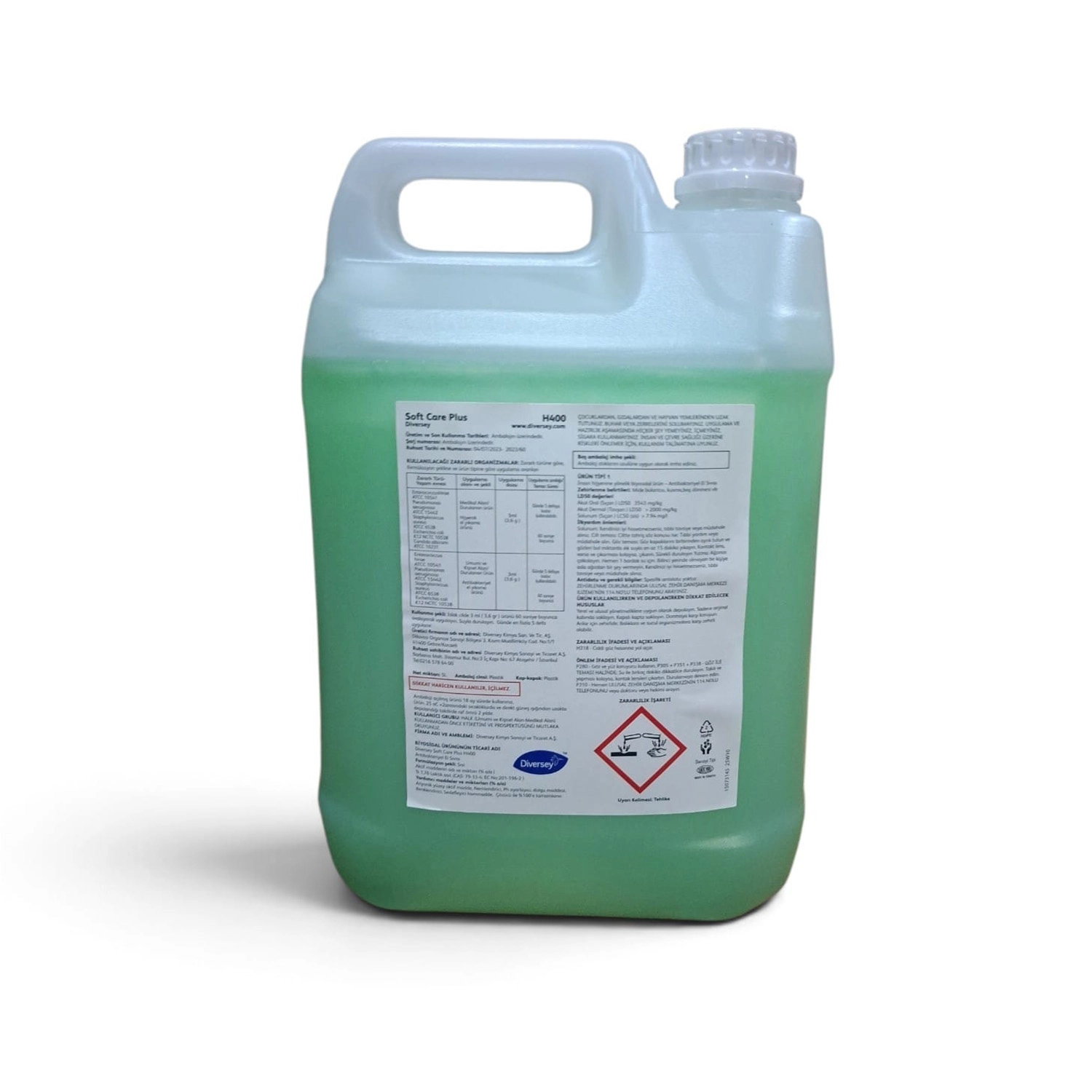 Diversey Soft Care Plus H400 Antibakteriyel El Yıkama Sıvısı 5 L