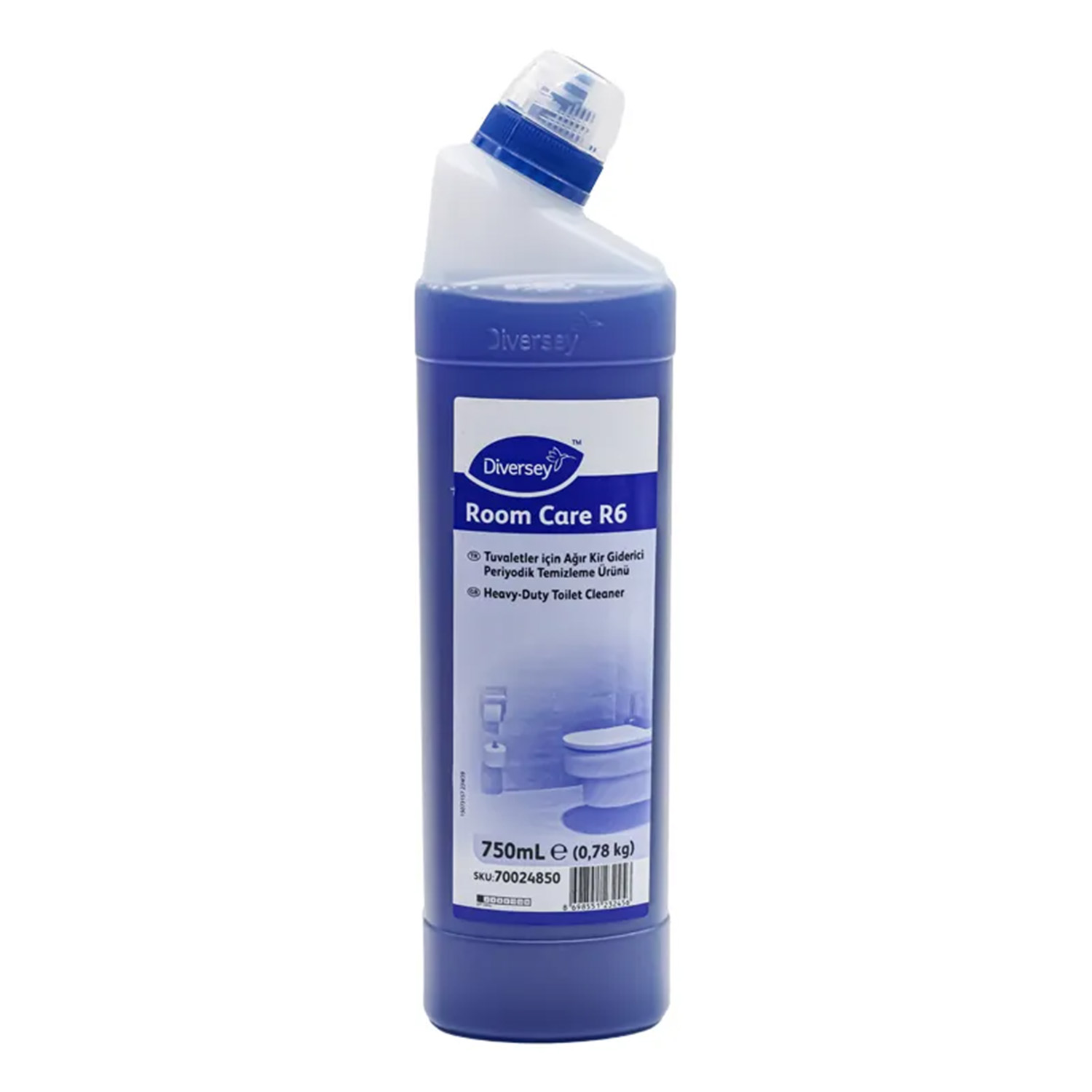 Diversey Room Care R6 Klozet İçin Ağır Kir Giderici 750 ML
