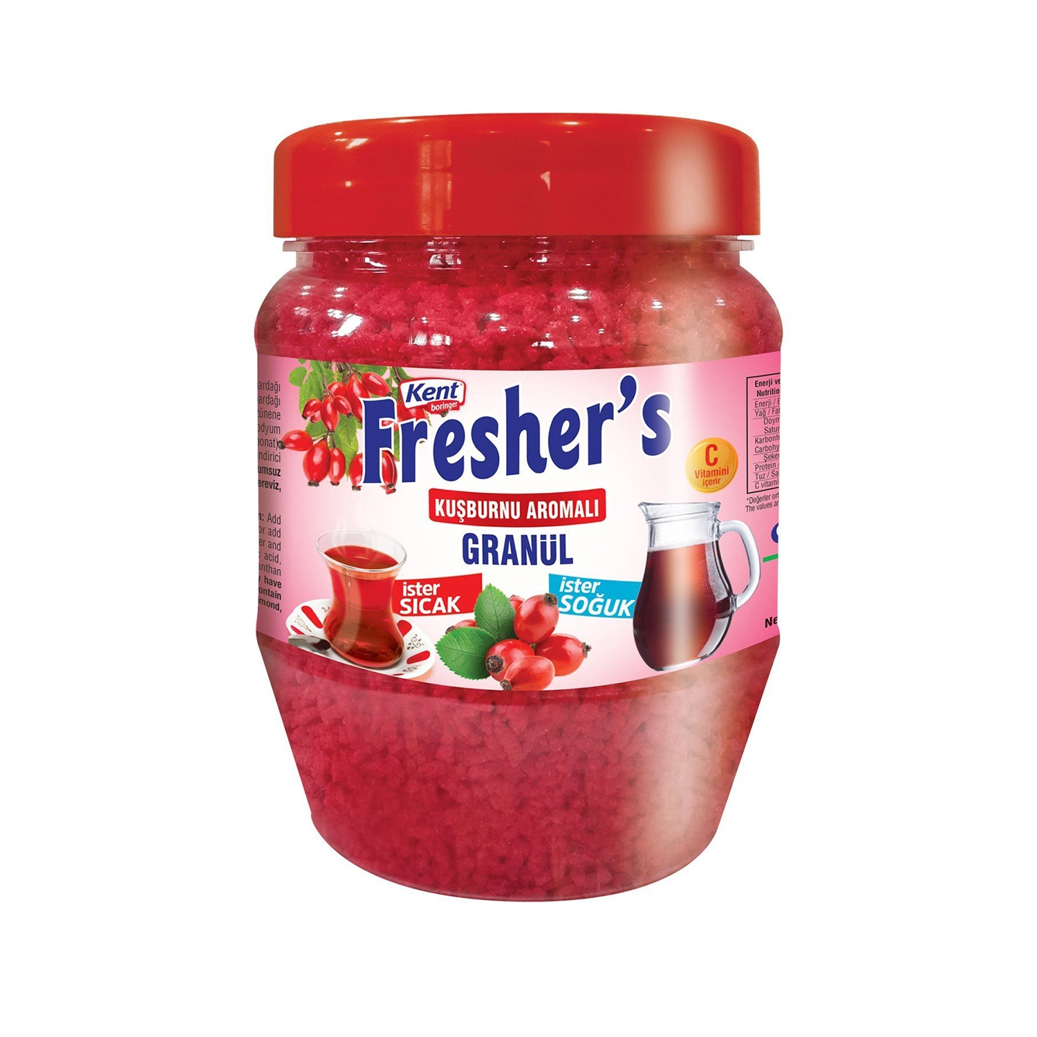 Kent Boringer Freshers Kuşburnu Aromalı Granül İçecek 300 Gr