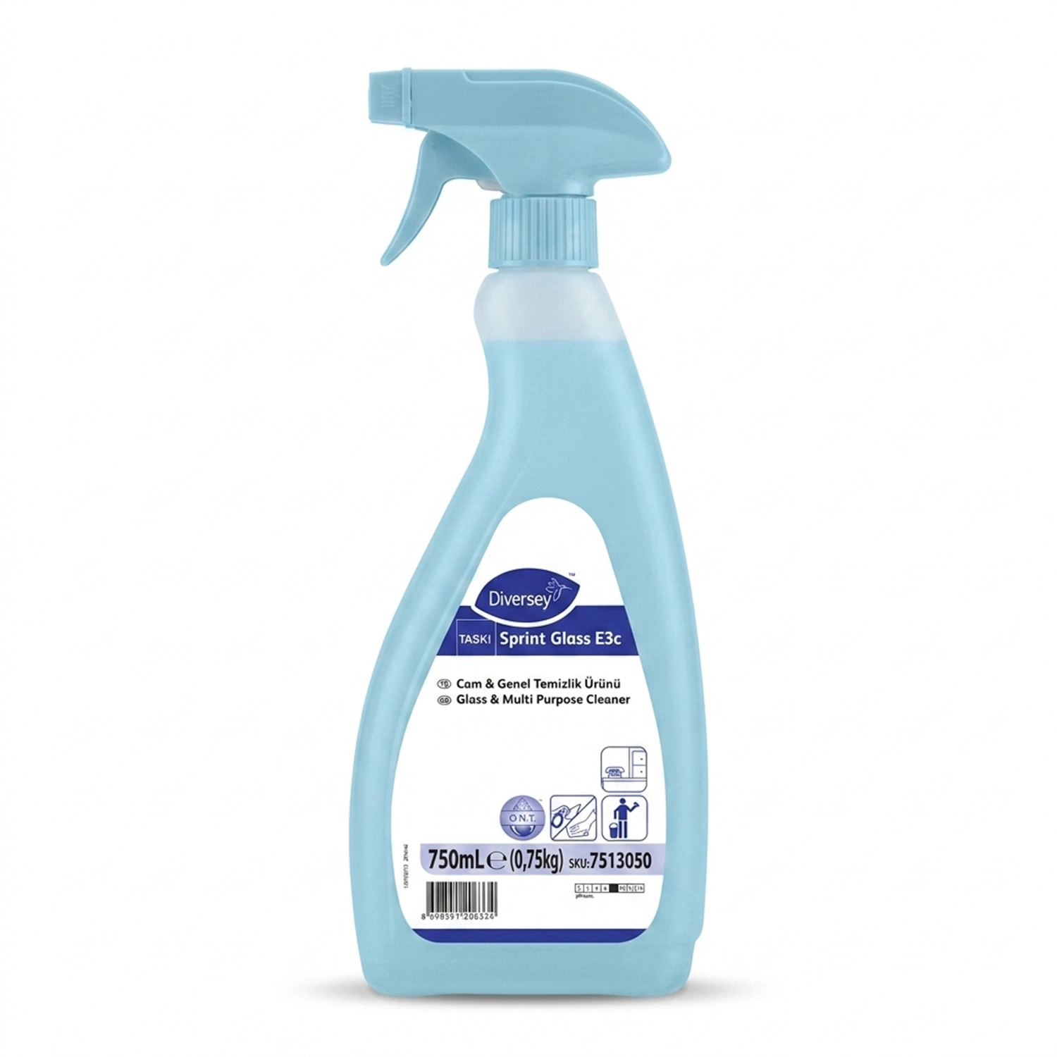 Diversey Taski Sprint Glass E3c Cam ve Genel Temizlik Ürünü 750ml