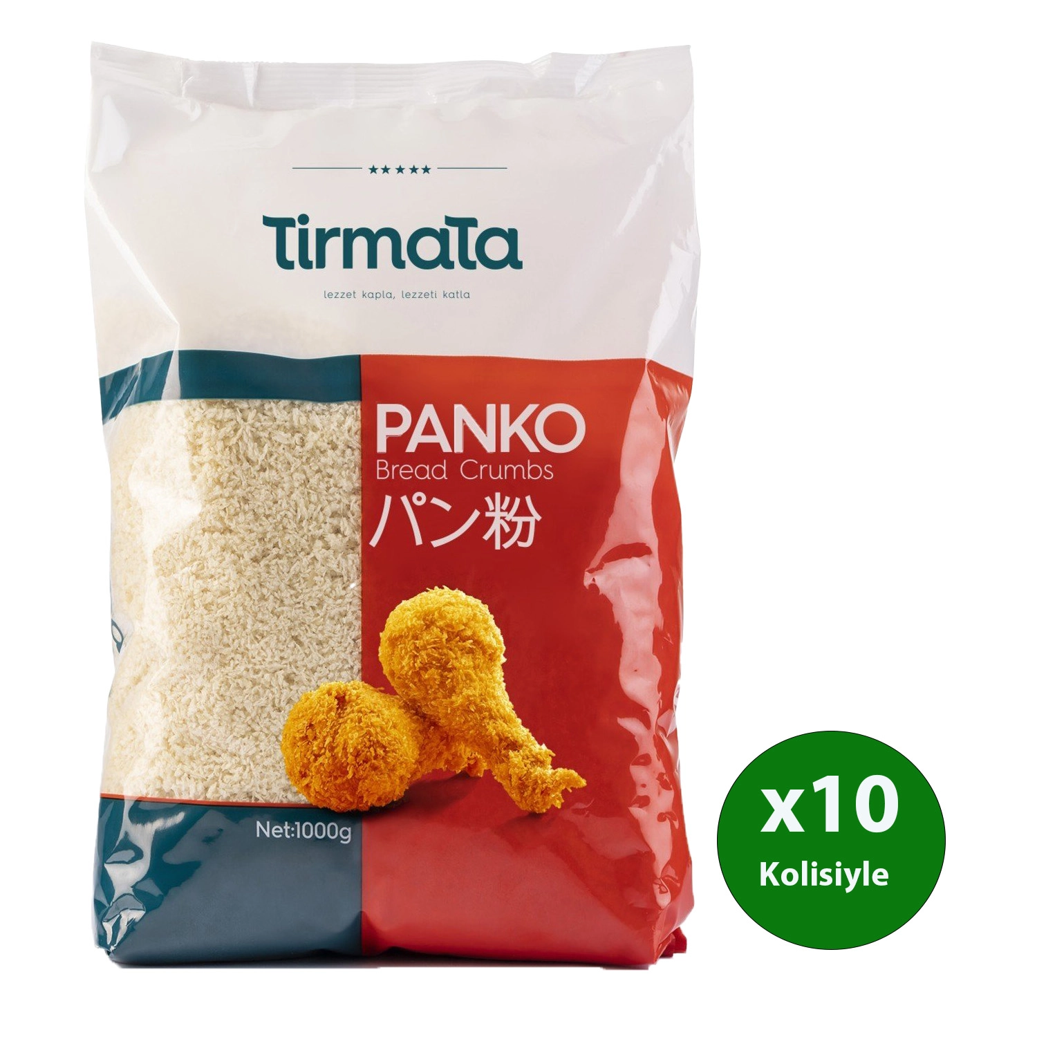 Tirmata Panko Ekmek Kırıntısı Bread Crumbs 1 Kg X 10 Adet Kolisiyle