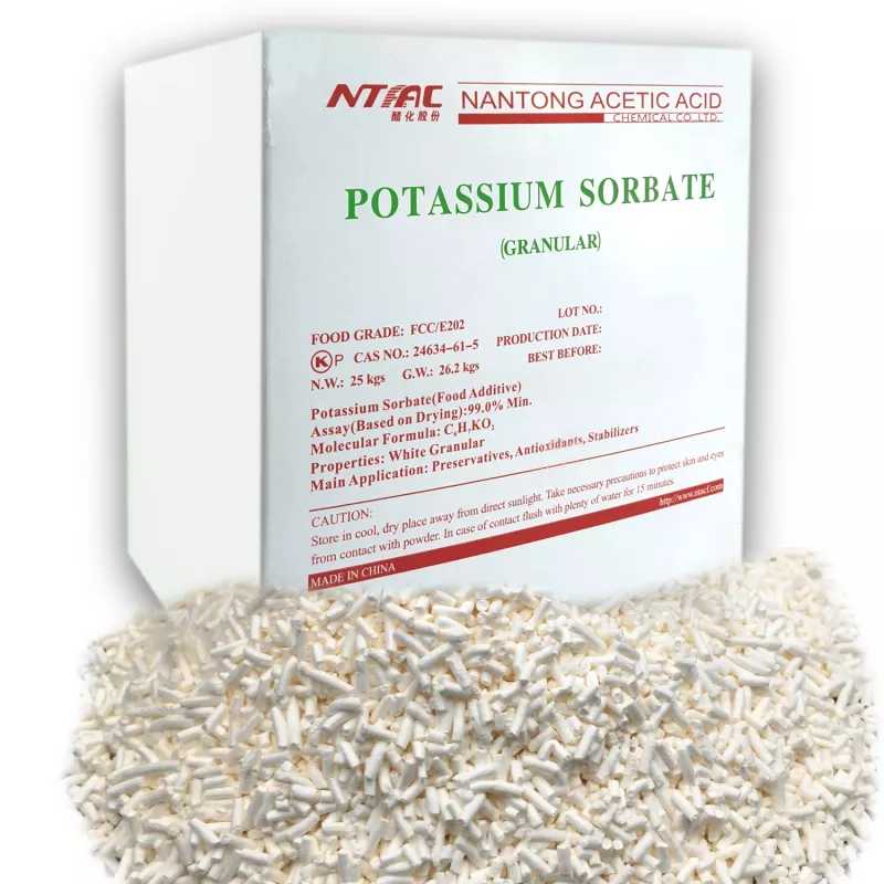 Potasyum Sorbat (E202) Granül – Food Grade 25 Kg (Potassium Sorbate)