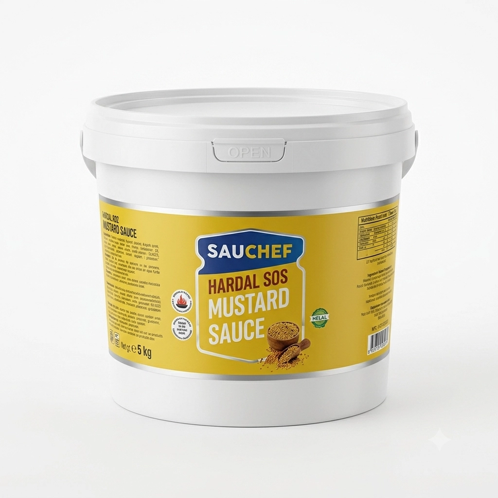 Sauchef Hardal Sos 5 Kg / Mustard Sauce