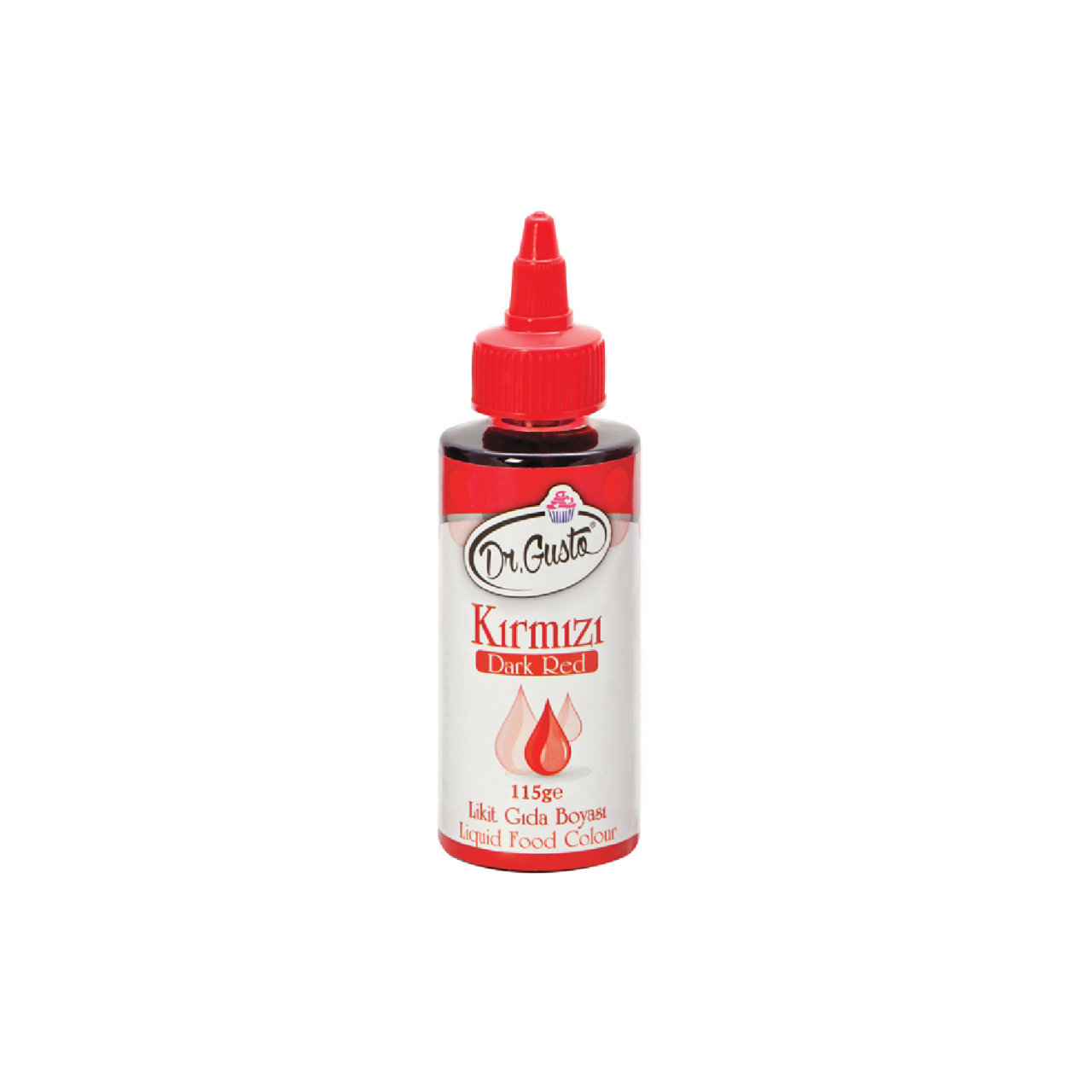 Dr. Gusto Su Bazlı Likit Kırmızı Gıda Boyası 115 g
